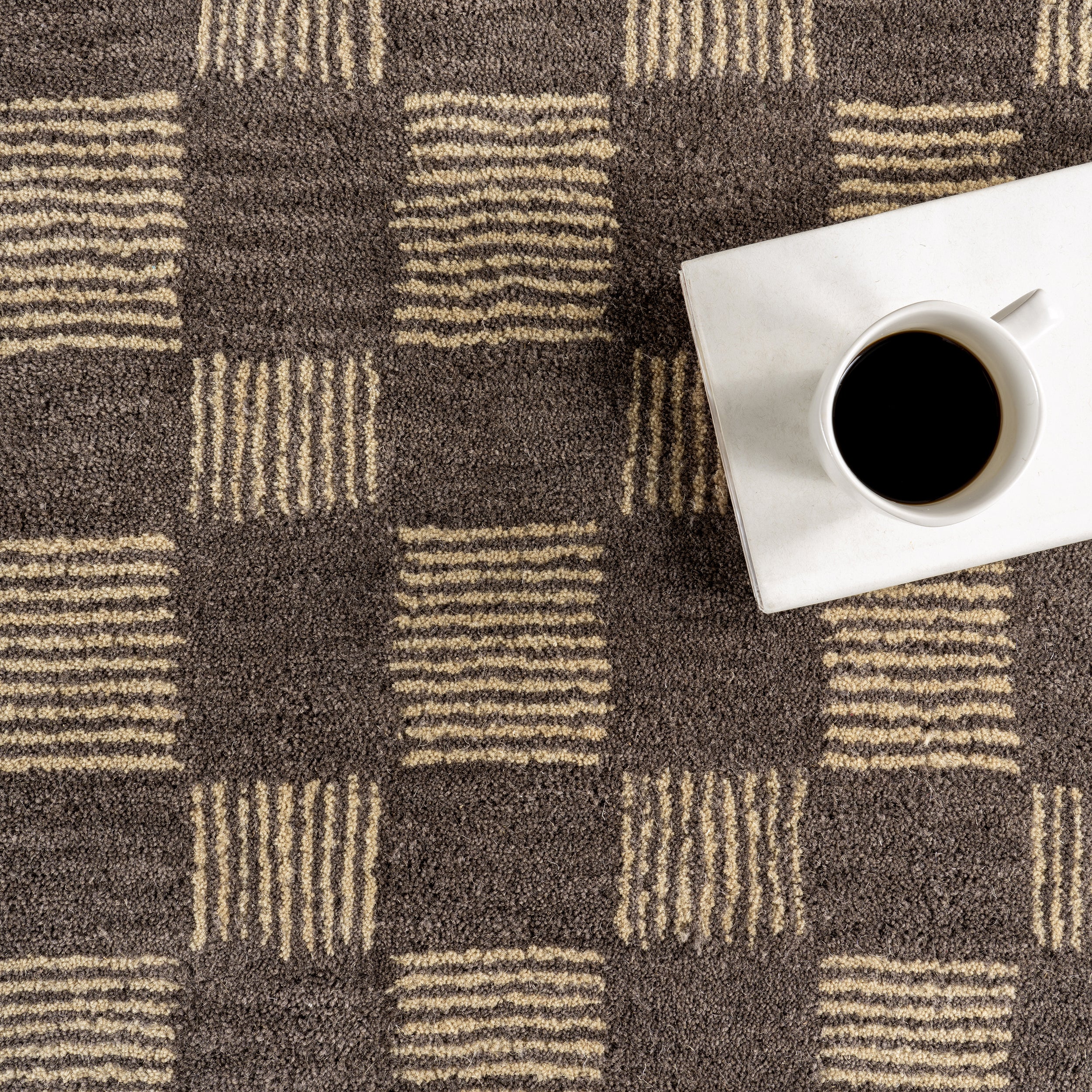 Quince Checkered Wool Area Rug - Image 23
