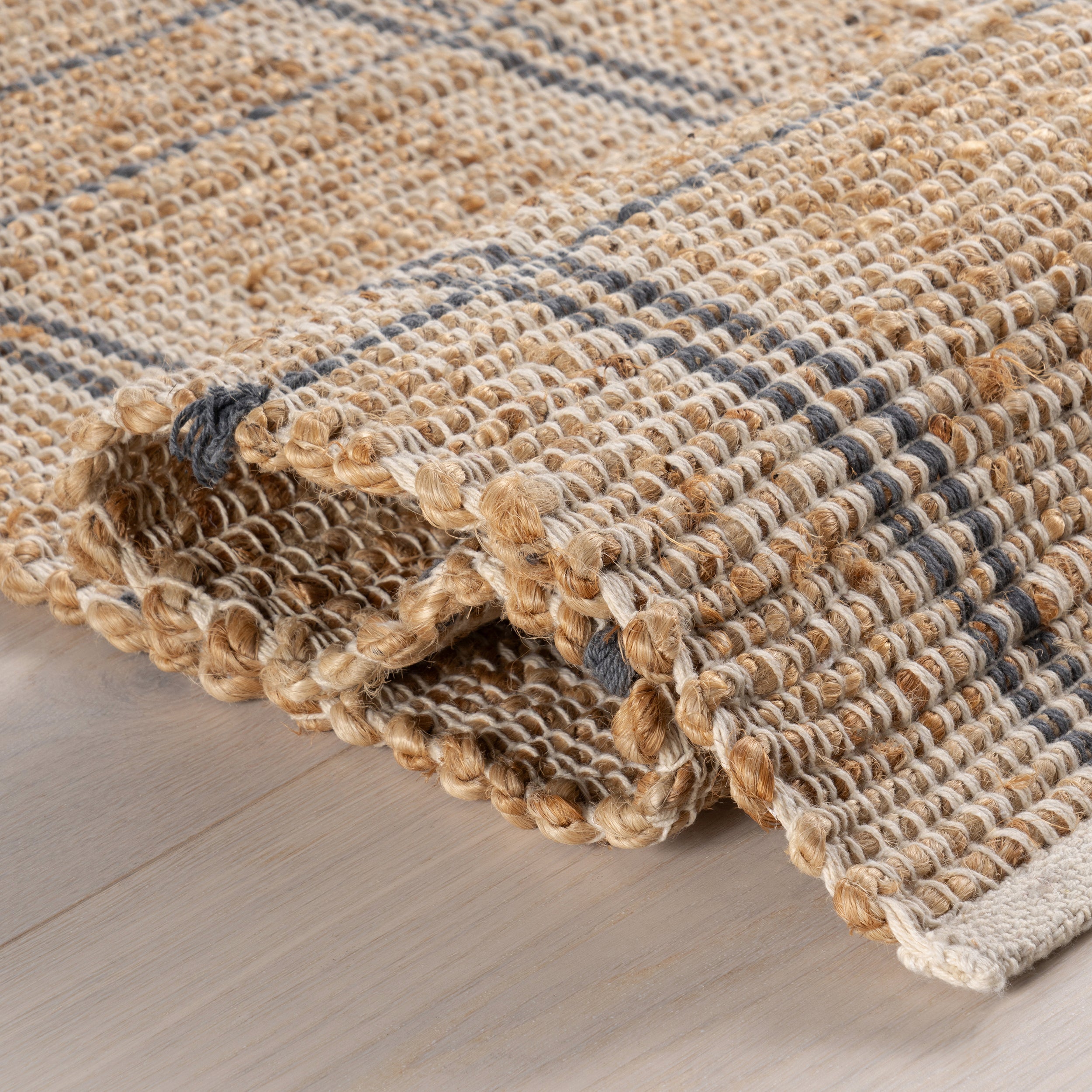 Oscar Plaid Jute Area Rug - Image 4