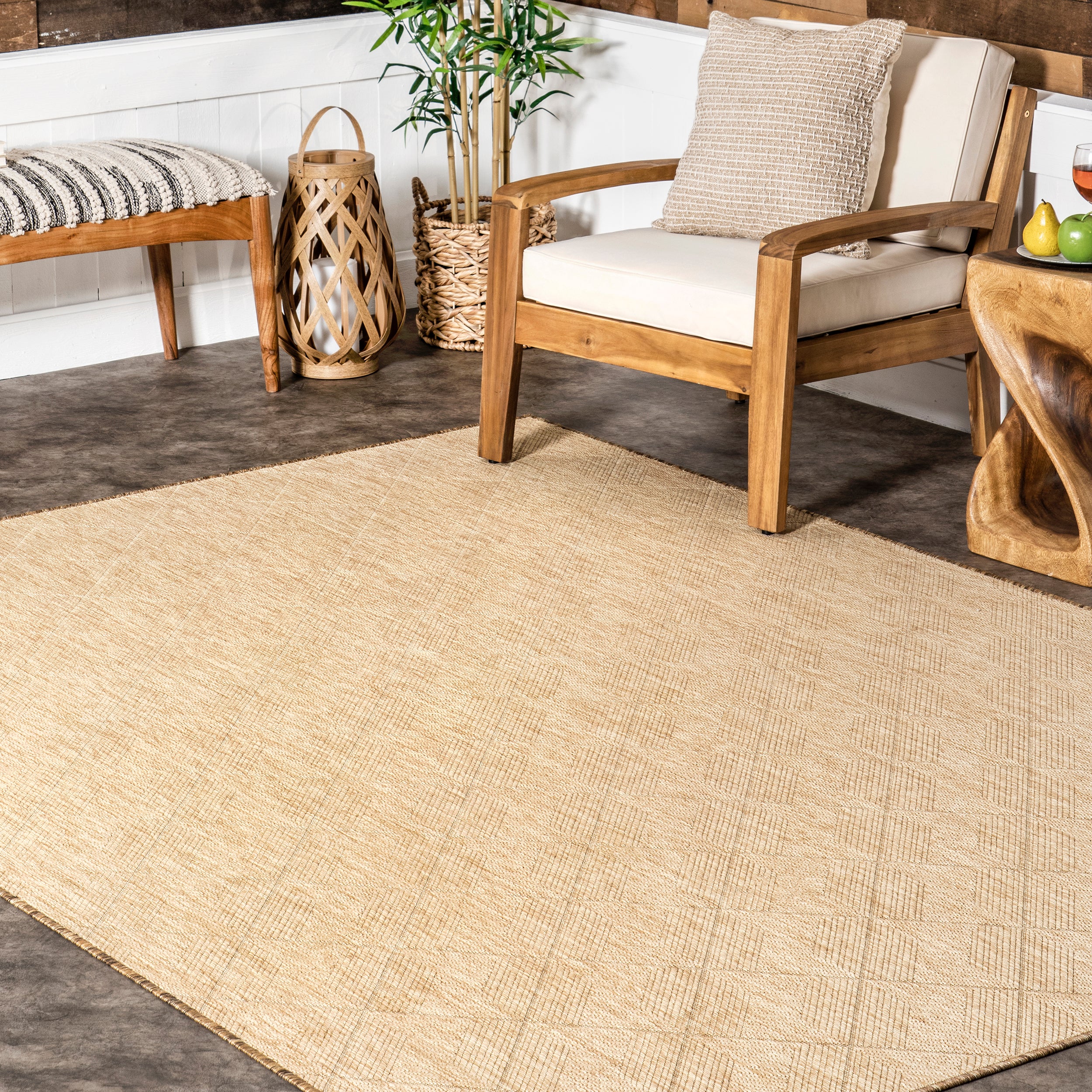 Ray Diamond Indoor/Outdoor Area Rug - Image 9