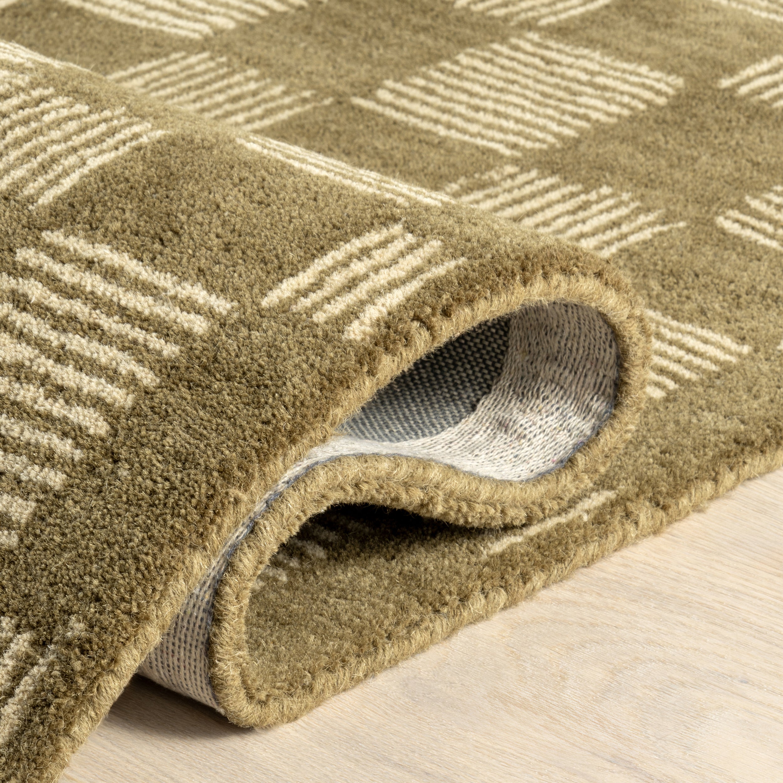 Quince Checkered Wool Area Rug - Image 12