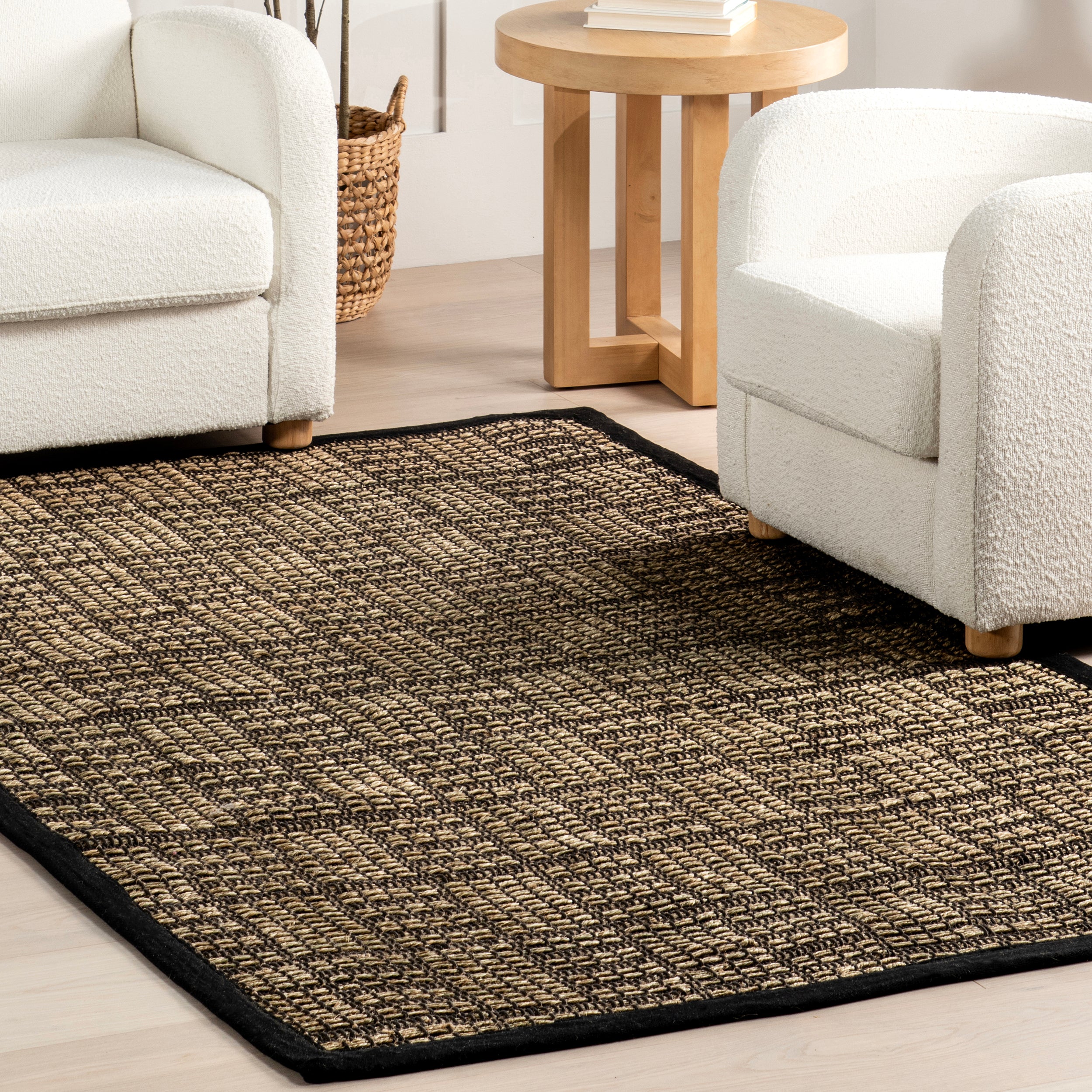 Armani Geometric Seagrass Area Rug - Image 9