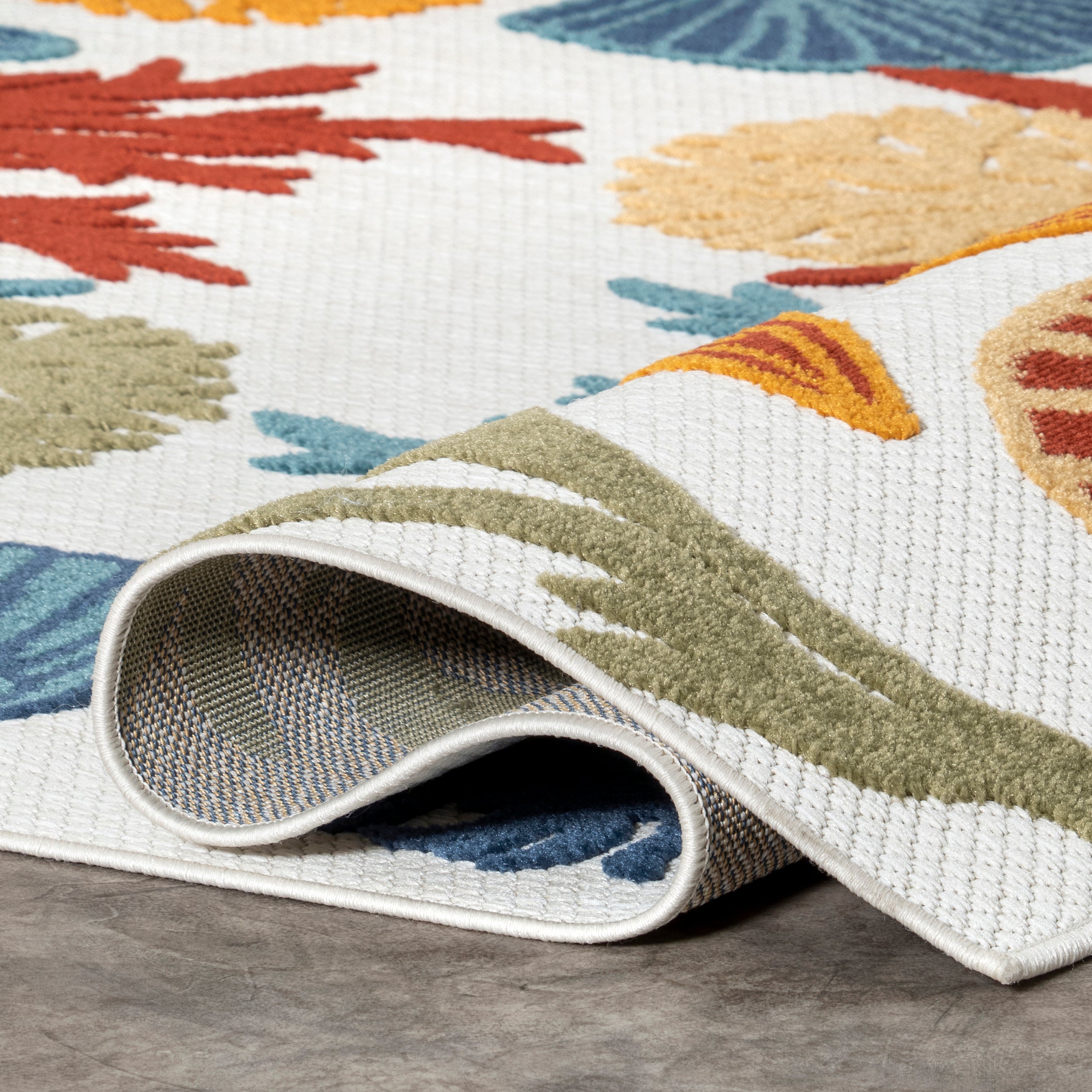 Kourtney Nautical Starfish Indoor/Outdoor Area Rug - Image 4