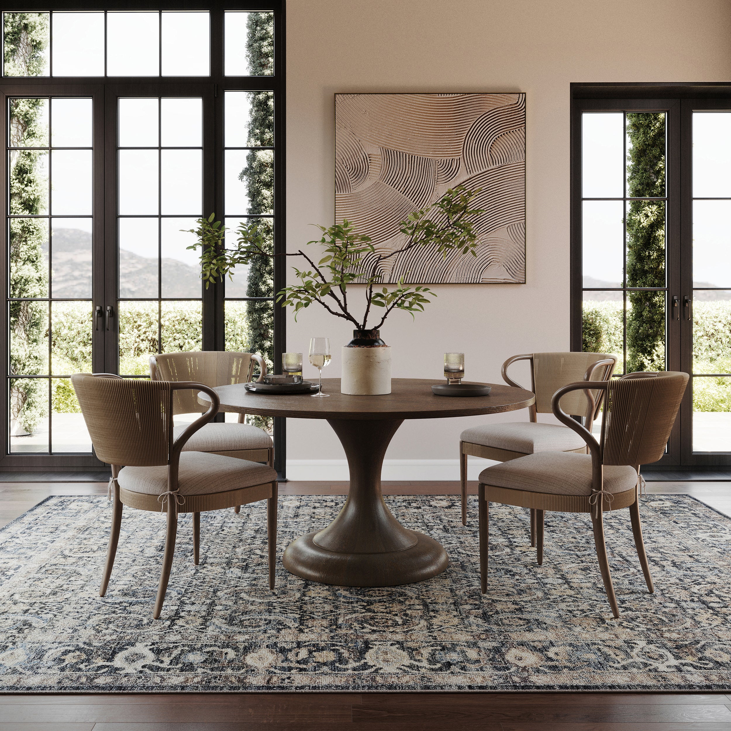 Nuloom Elyra Traditional Bordered Washable Area Rug - Image 2