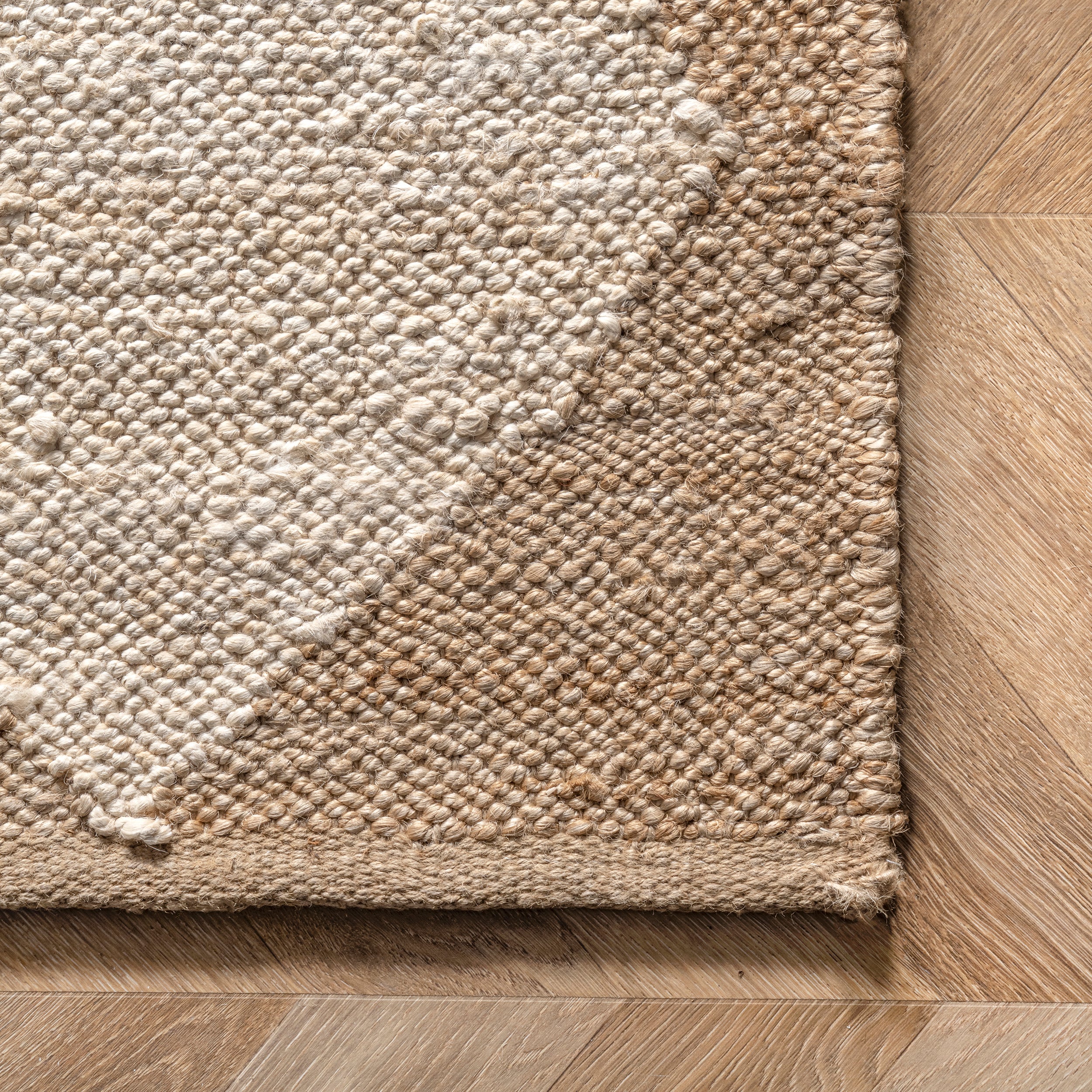 Louie Diamond Checkerboard Jute Area Rug - Image 5