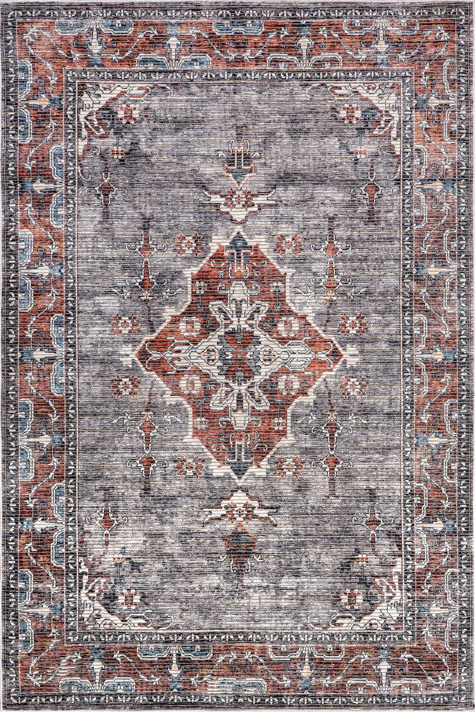 Wild Orchid Machine Washable Area Rug - Image 22