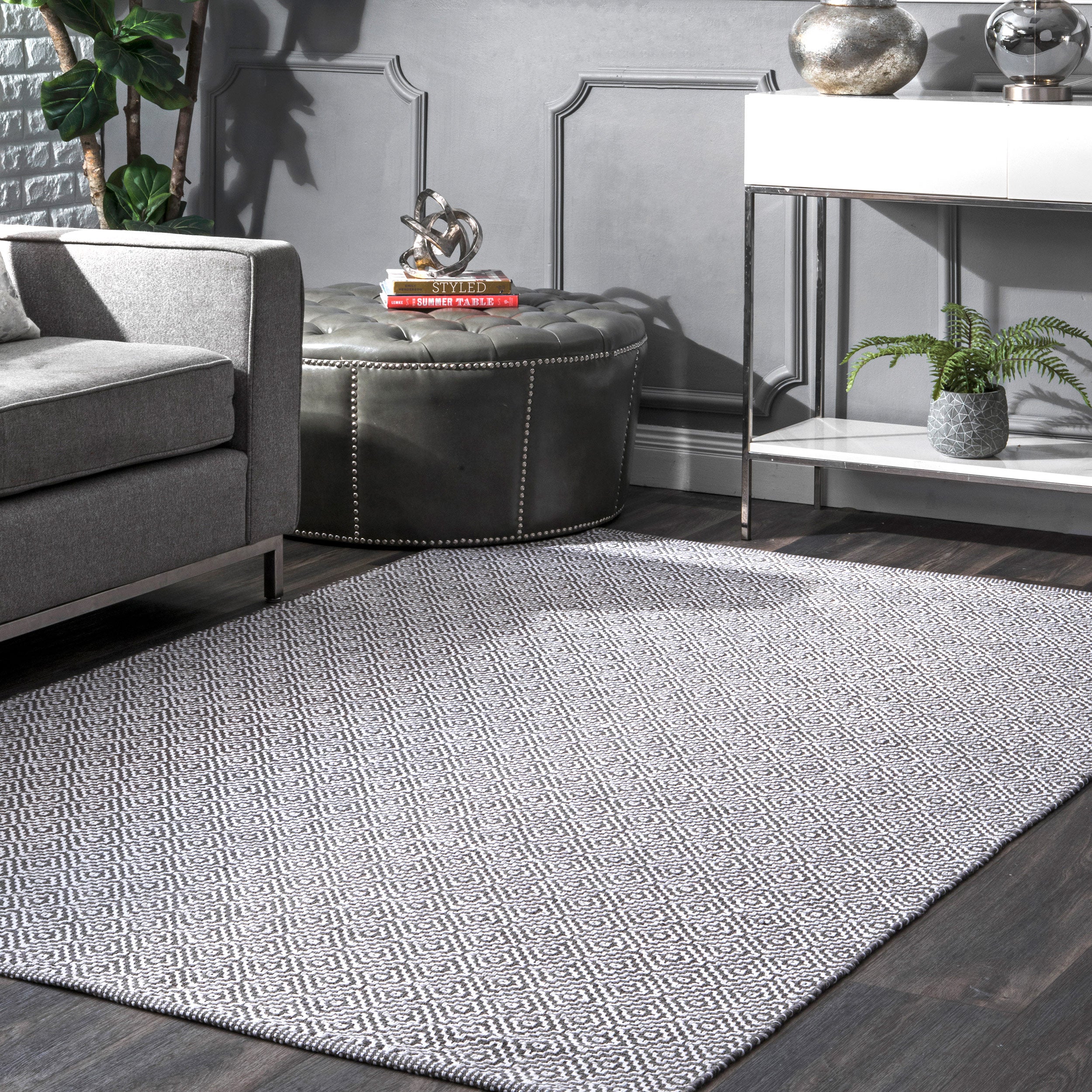 Lorretta Geometric Cotton Area Rug - Image 17