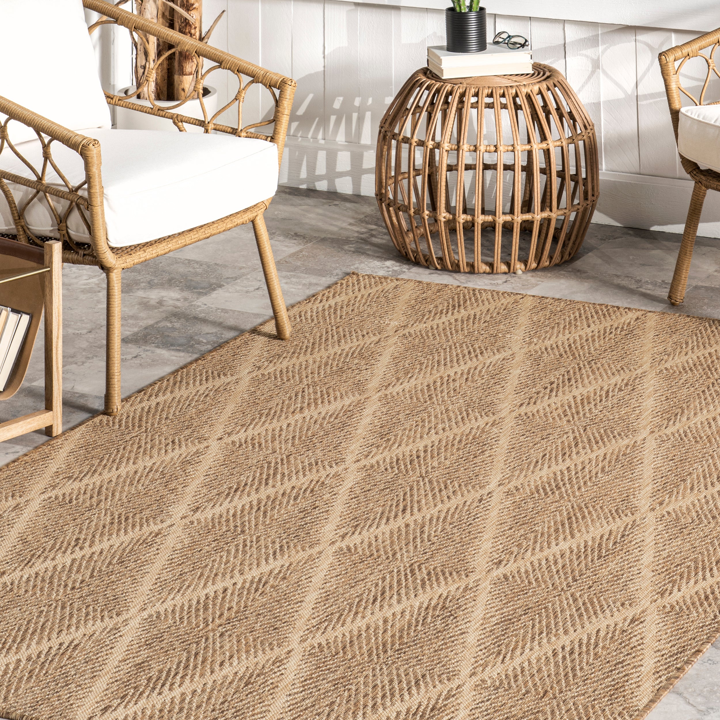 Shona Moroccan Lattice Indoor/Outdoor Area Rug - Image 9