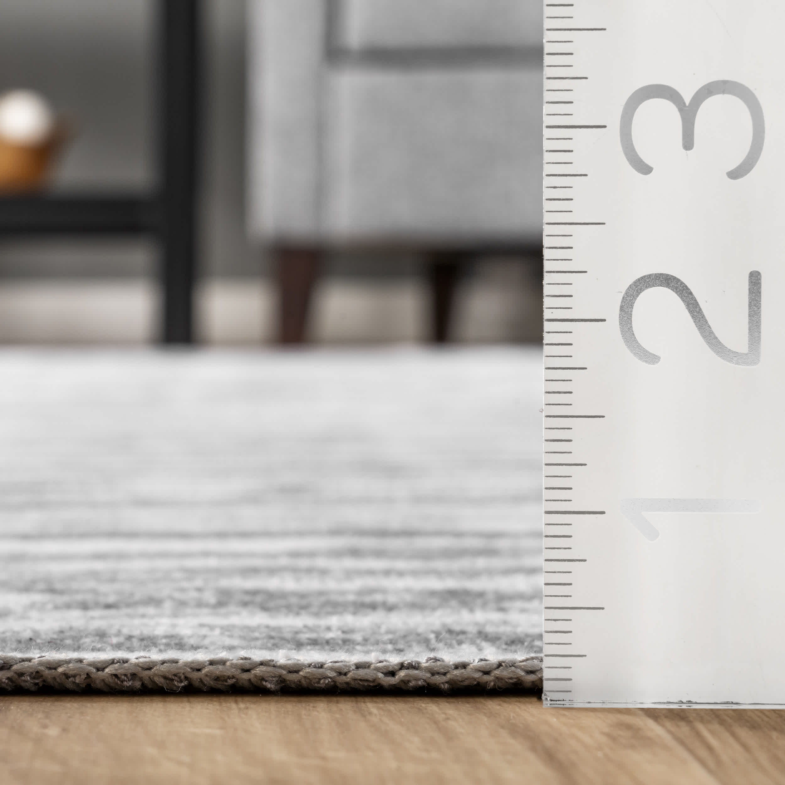 Avelina Abstract Stripes Machine Washable Area Rug - Image 3