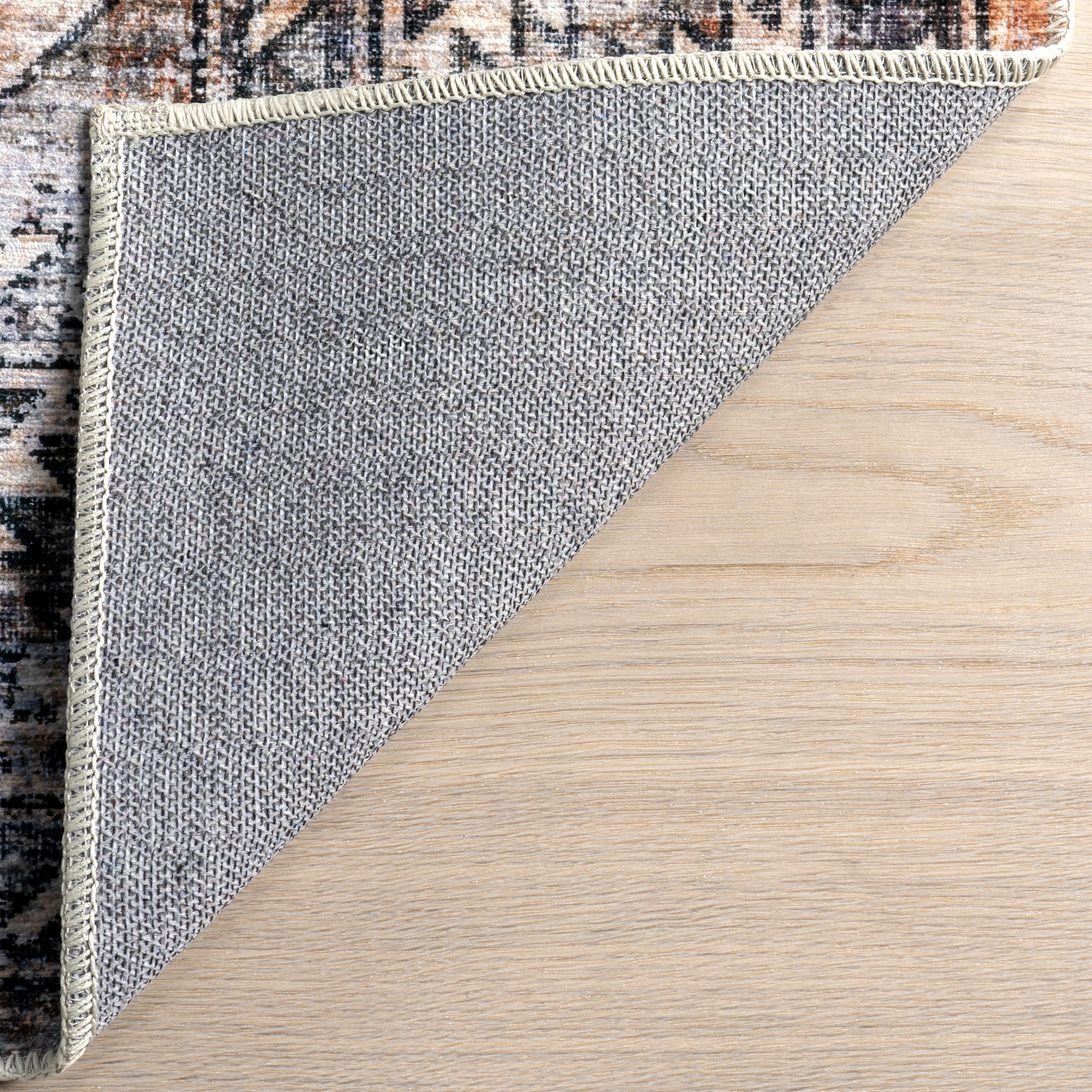 Layana SplashGuard Geometric Machine Washable Area Rug - Image 8