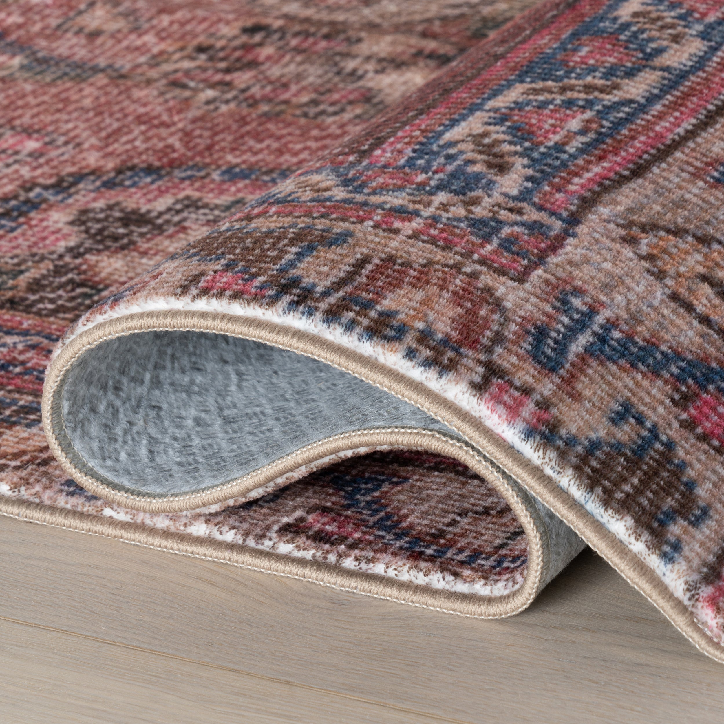 Nuloom Corisandi Traditional Medallion Washable Rug - Image 4