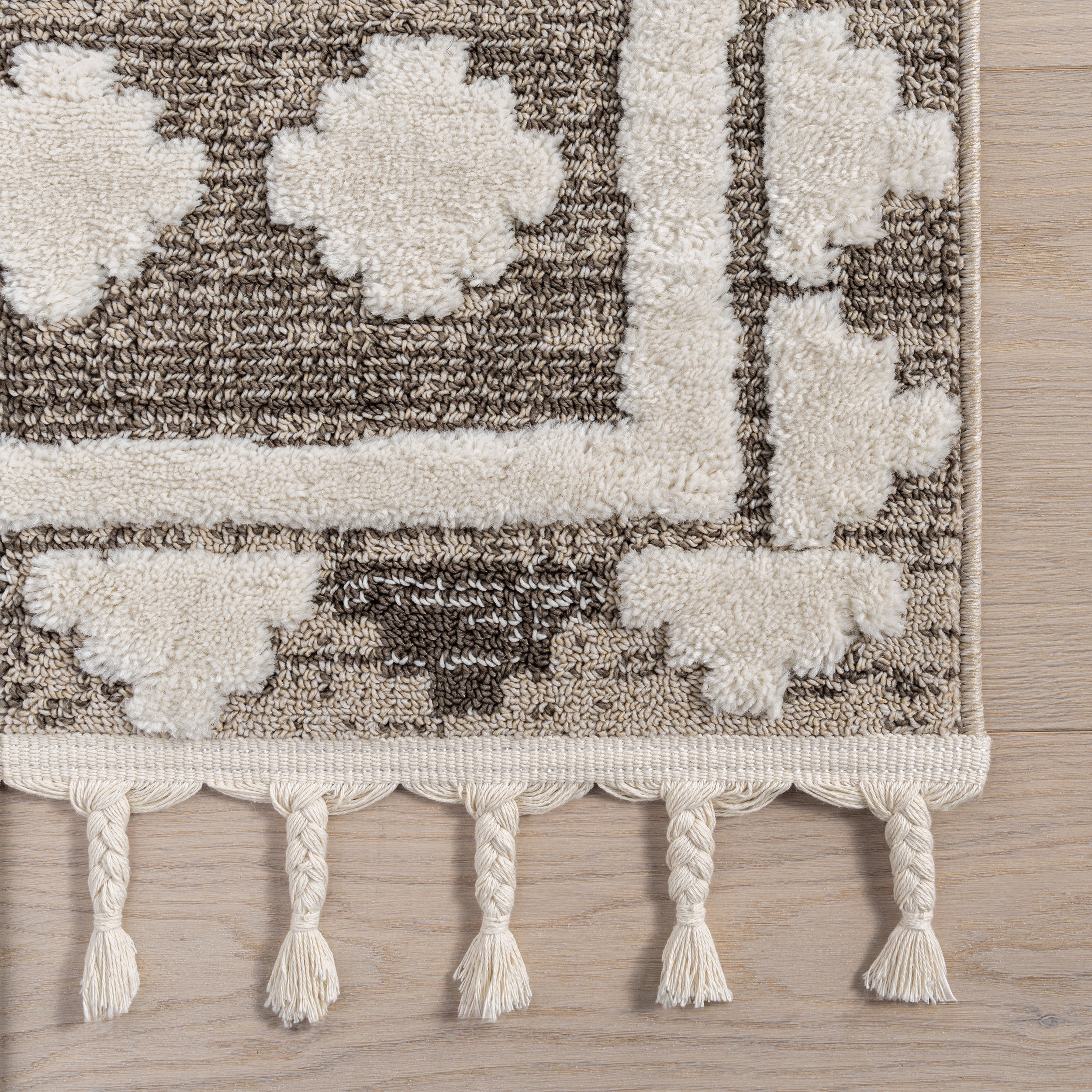 Audience Geometric Tasseled Area Rug - Image 6