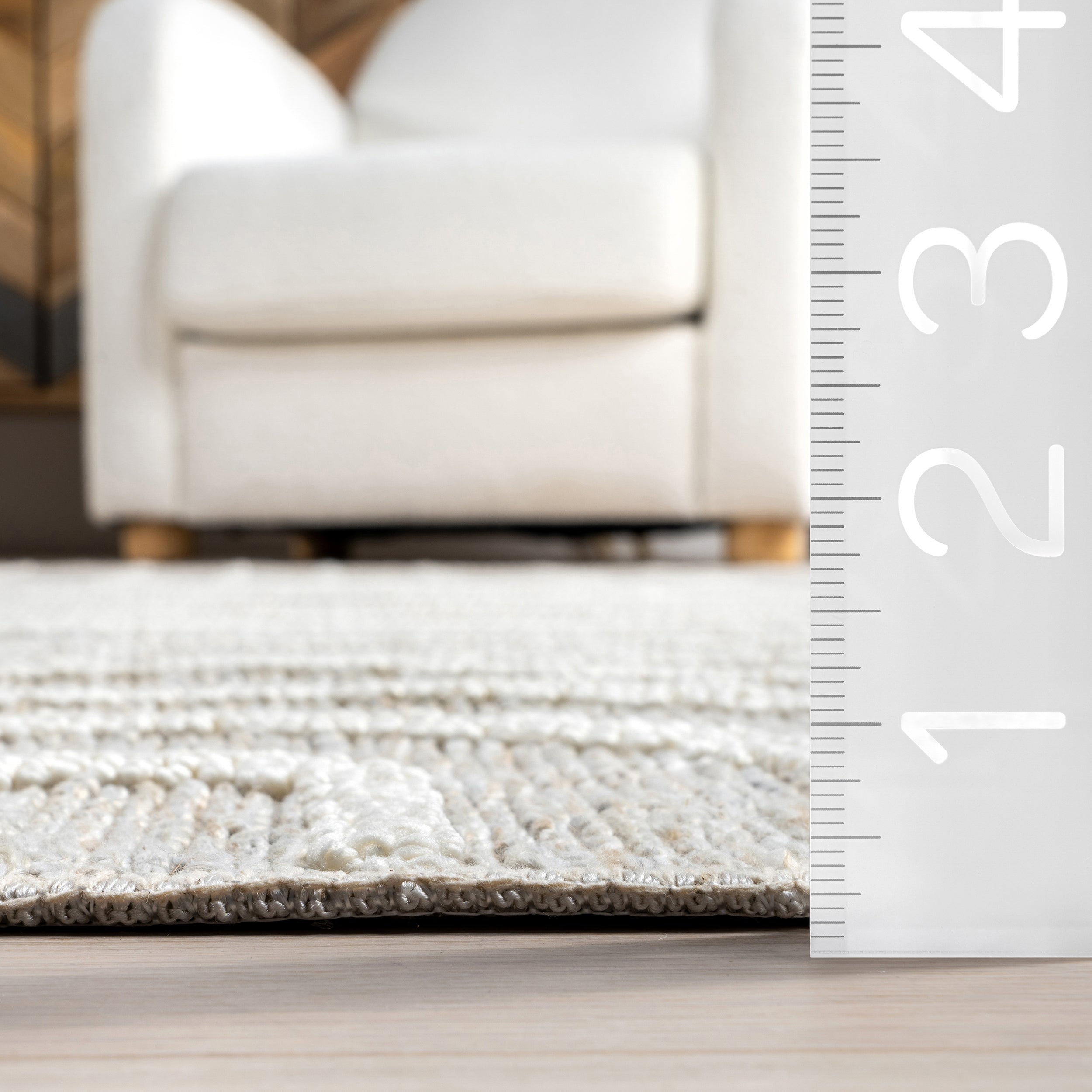 Hartlyn Modern Arches Machine Washable Area Rug - Image 3
