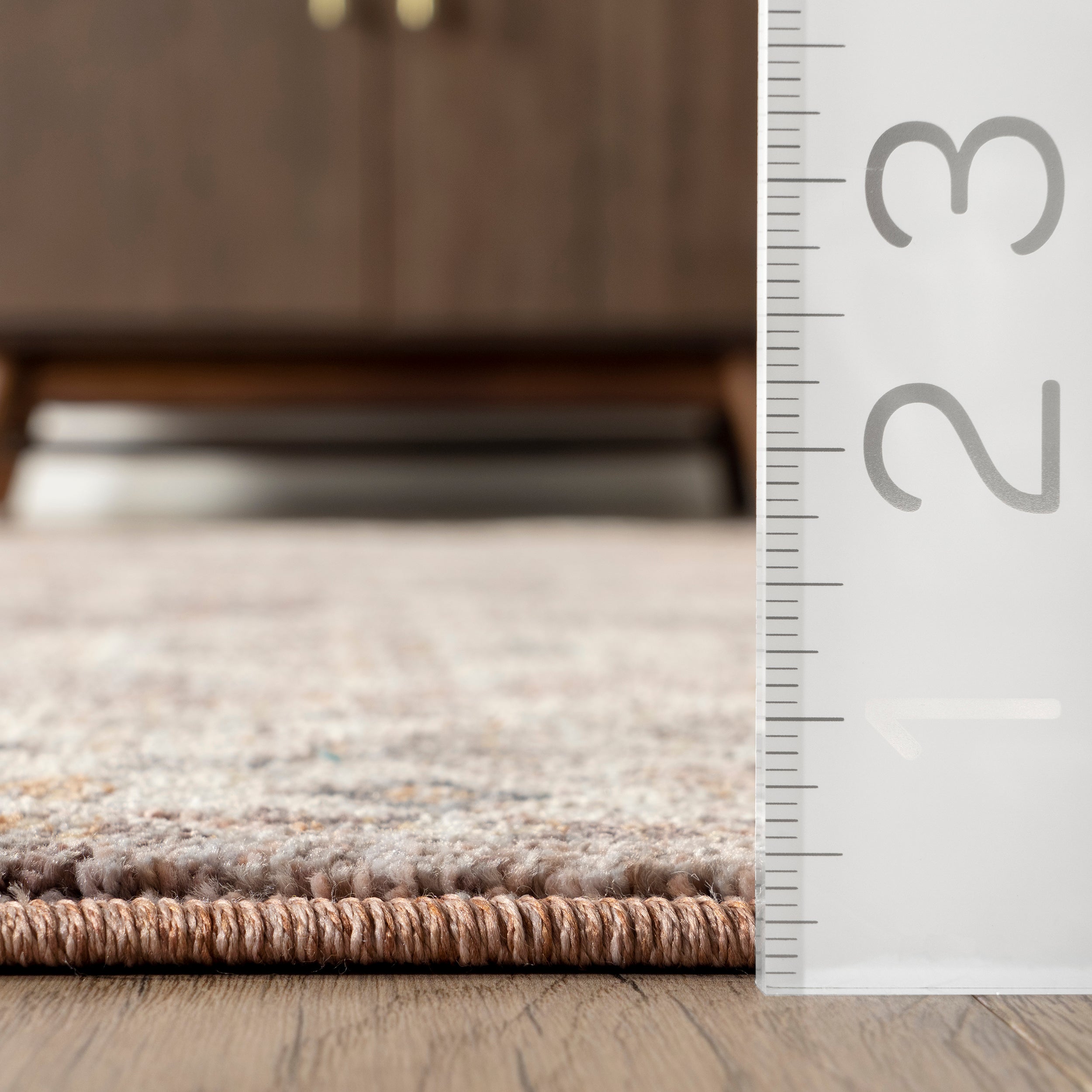 Kelsee Vintage Traditional Fringe Area Rug - Image 3