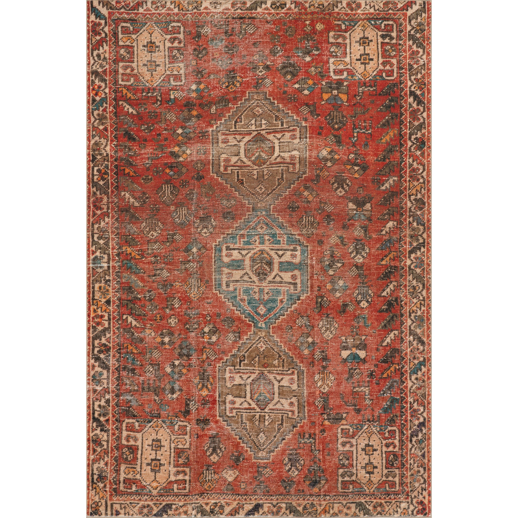 Nuloom Xavia Medallion Washable Area Rug