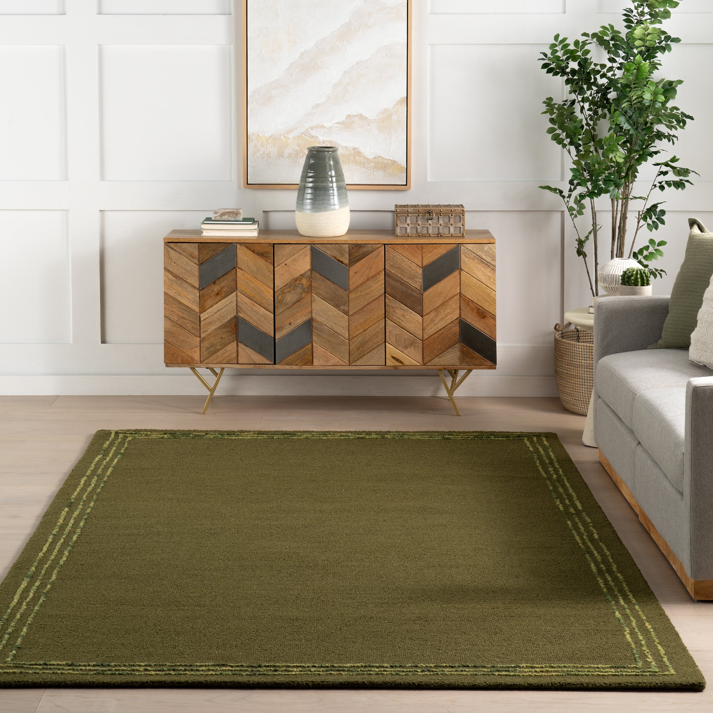 Nuloom Juliette Roan Bordered Wool Rug - Image 9