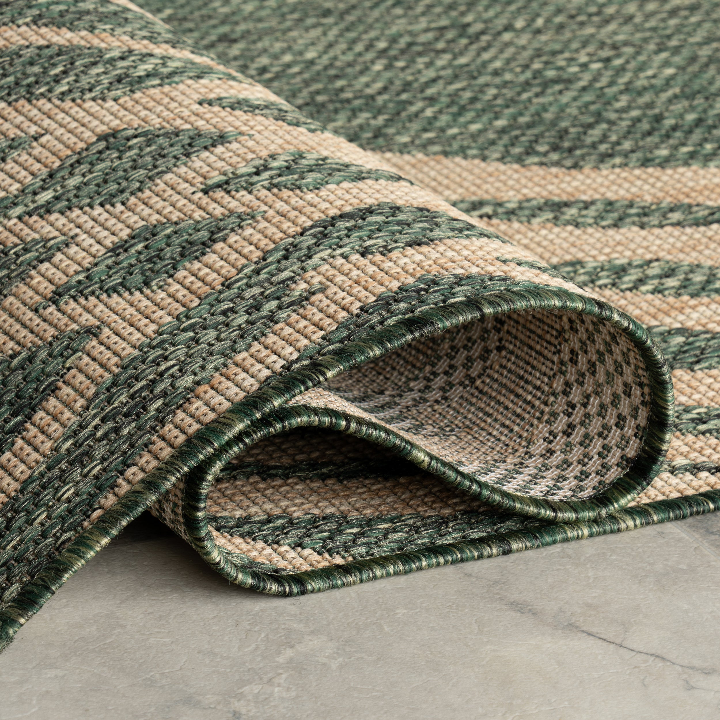 Anigail Bordered Indoor/Outdoor Area Rug - Image 4