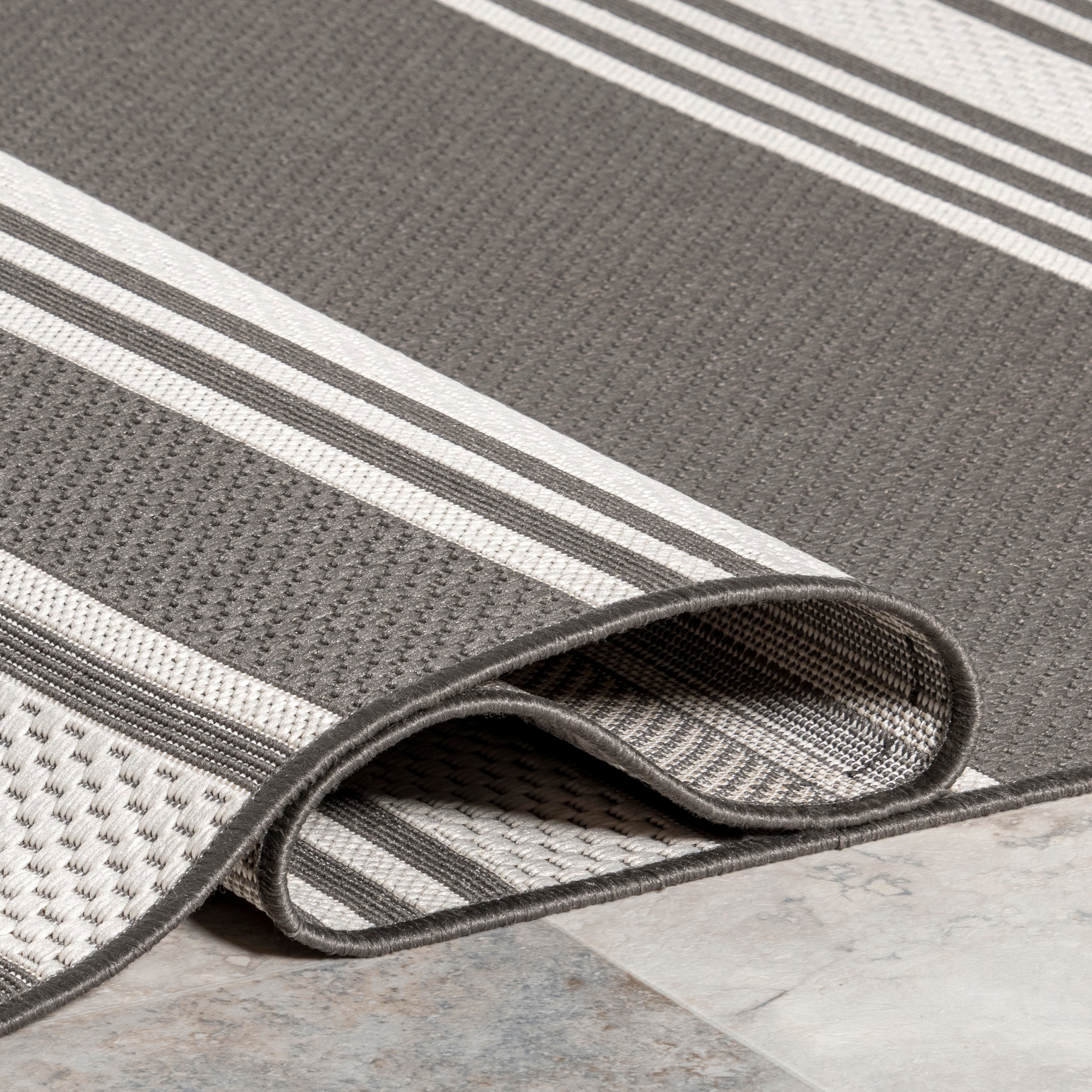 Romy Striped Indoor/Outdoor Area Rug - Image 24
