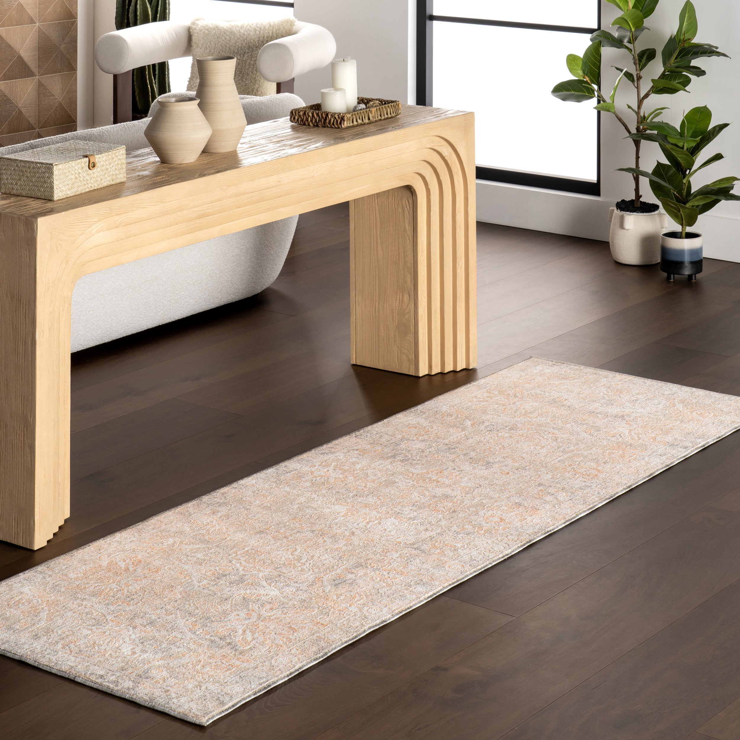 Kriti Medallion Fringe Area Rug - Image 10