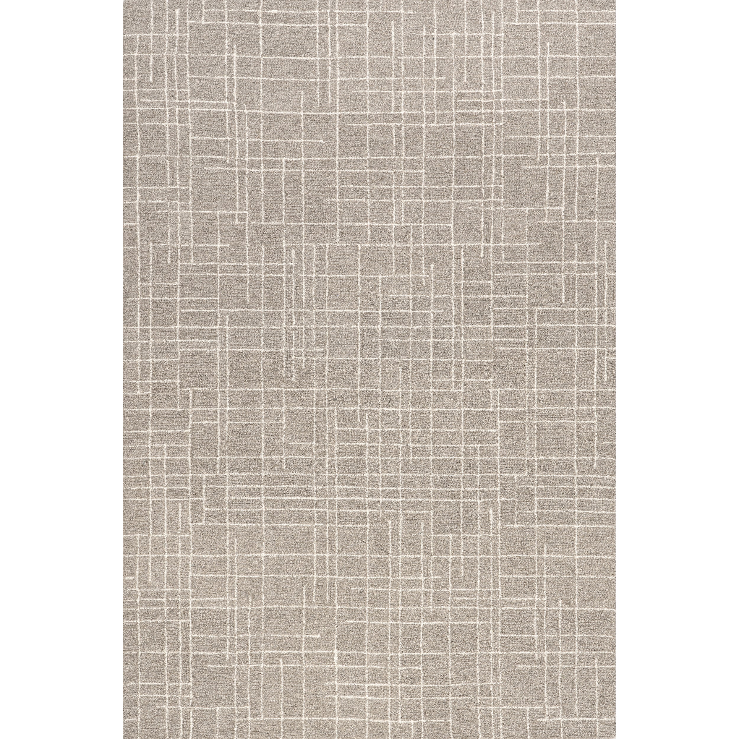 Tiera Checkered Wool Area Rug
