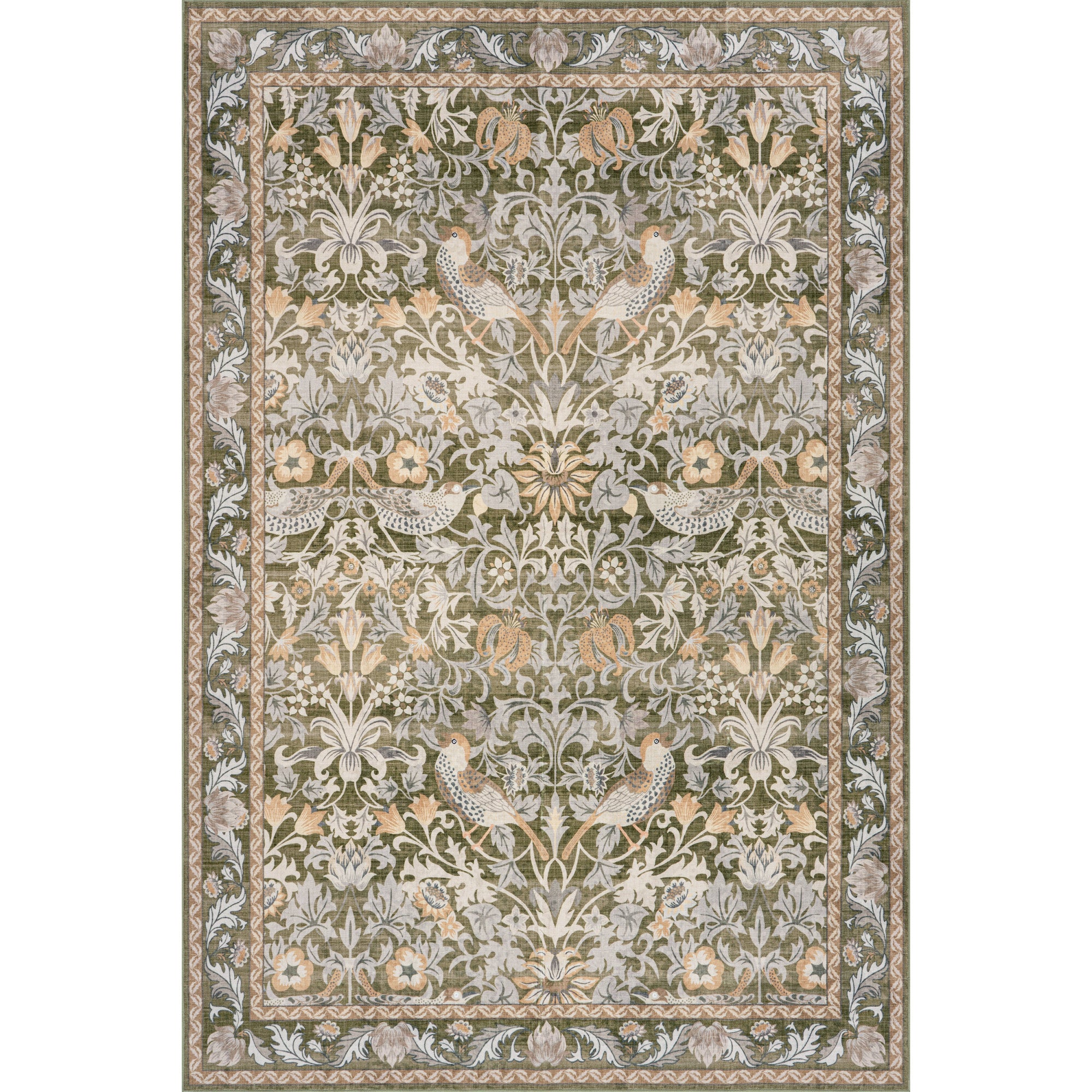 Nuloom Audessa Floral & Paisley Washable Rug - Image 10