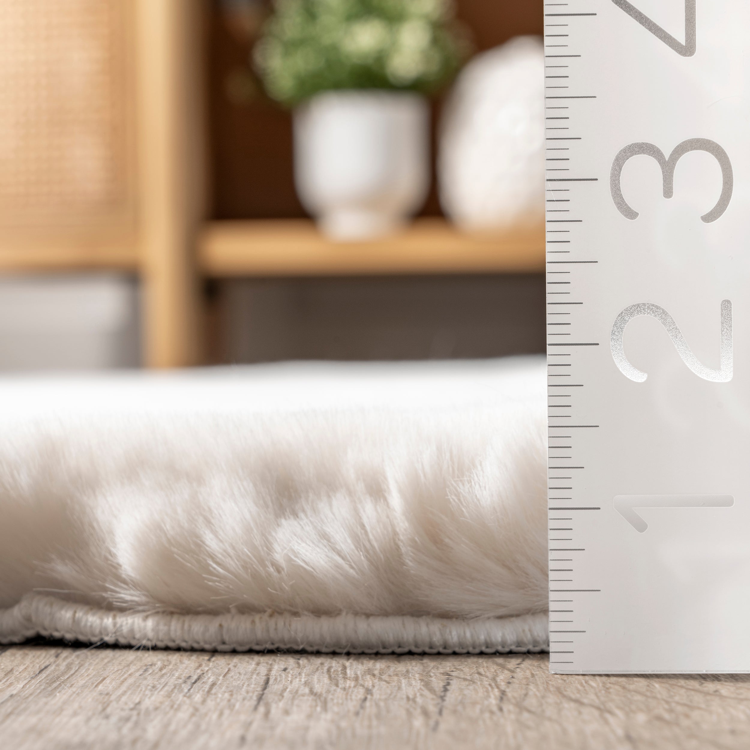 Corra Faux SheepSkin Machine Washable Area Rug - Image 3