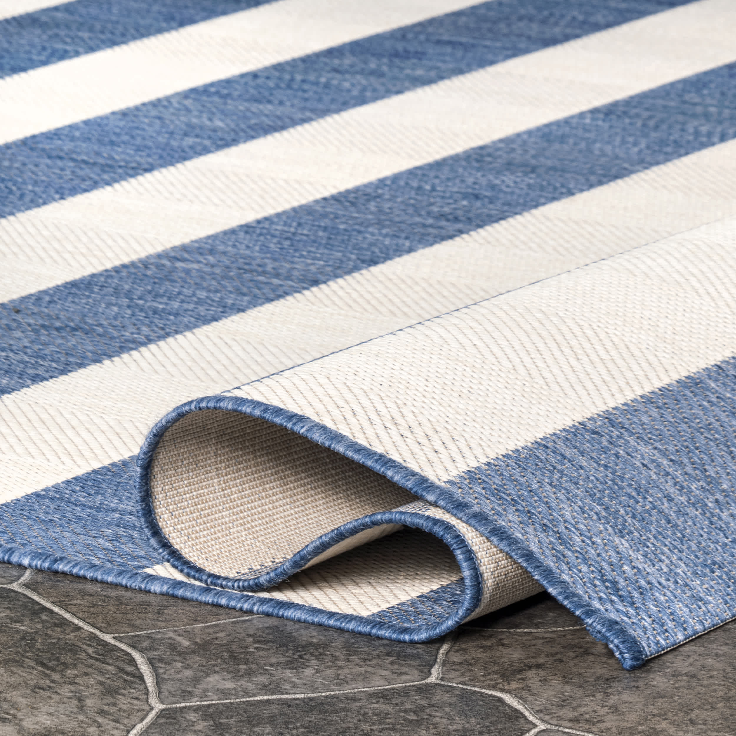 Alexis Striped Indoor/Outdoor Area Rug - Image 14
