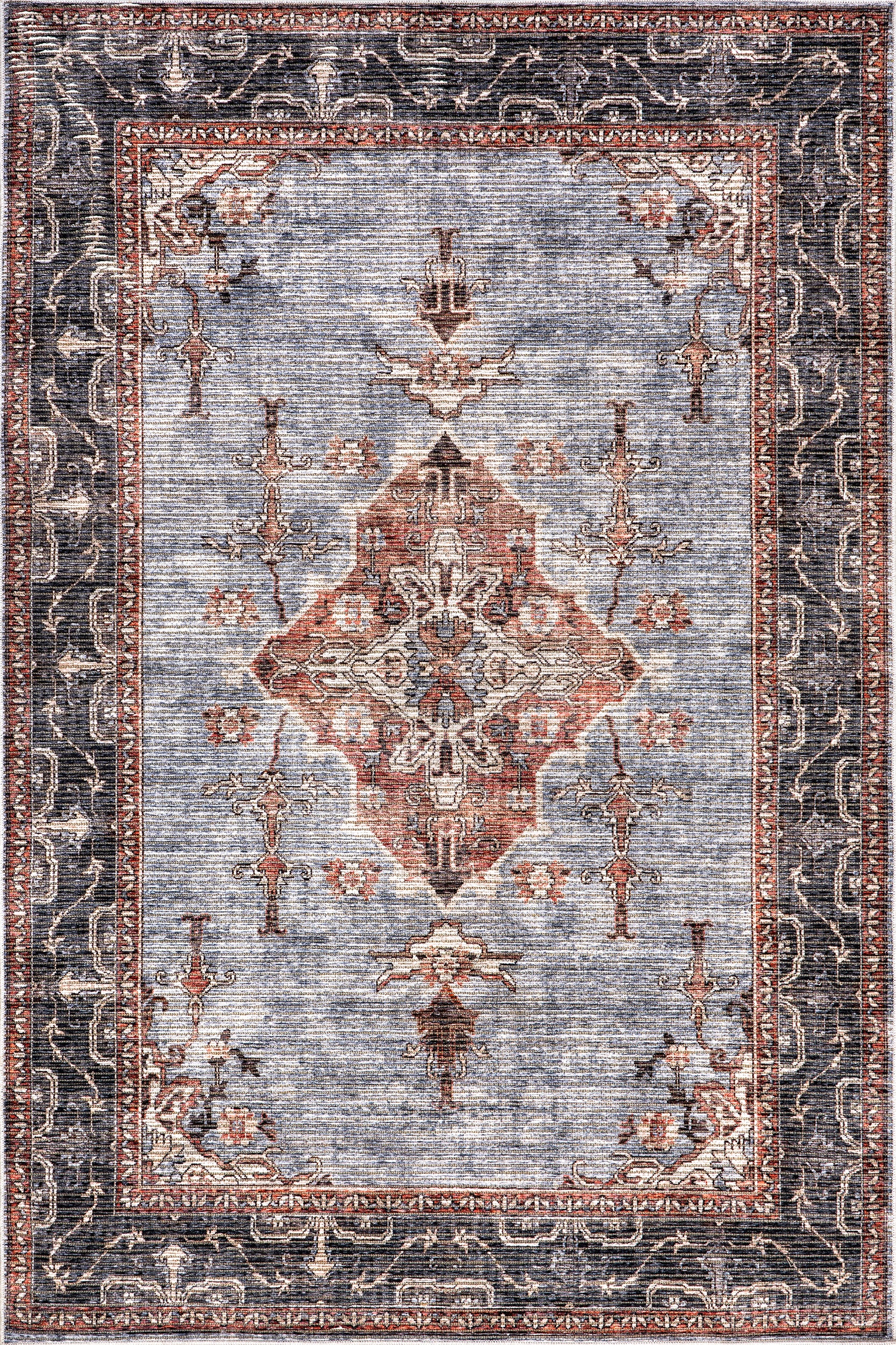Wild Orchid Machine Washable Area Rug - Image 8