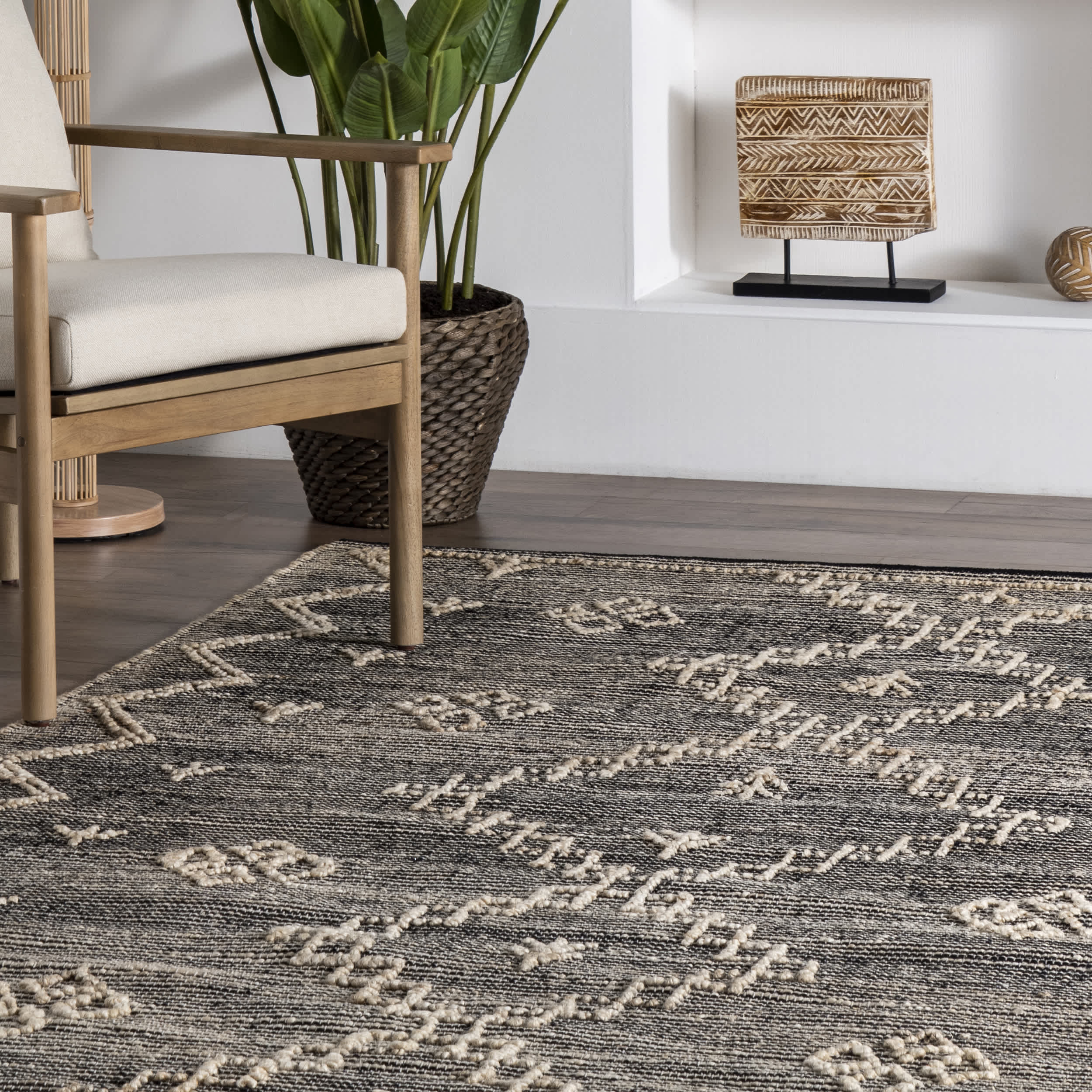Handmade Moroccan Julianne Jute Area Rug - Image 9