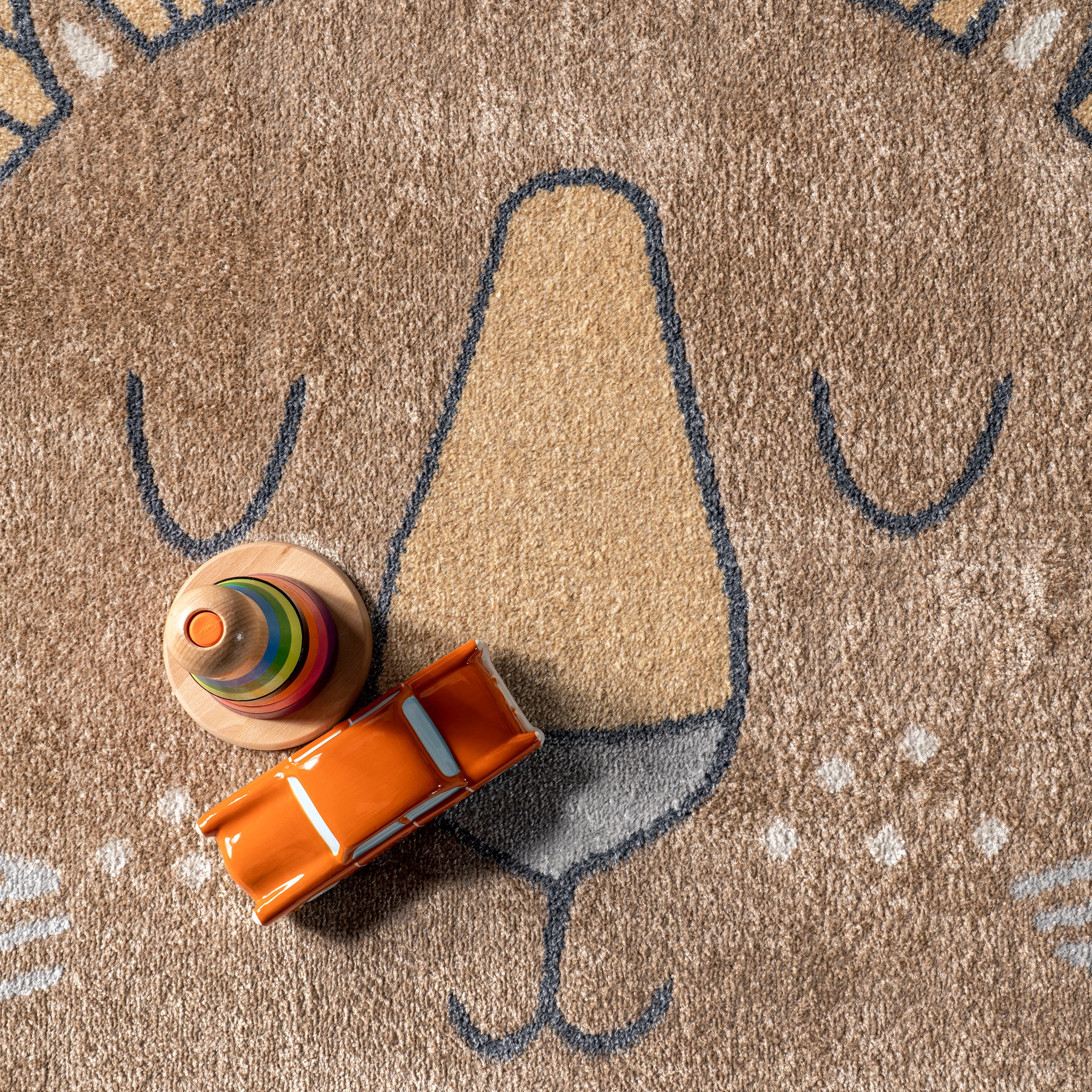 Remi Lion Kids Machine Washable Area Rug - Image 6