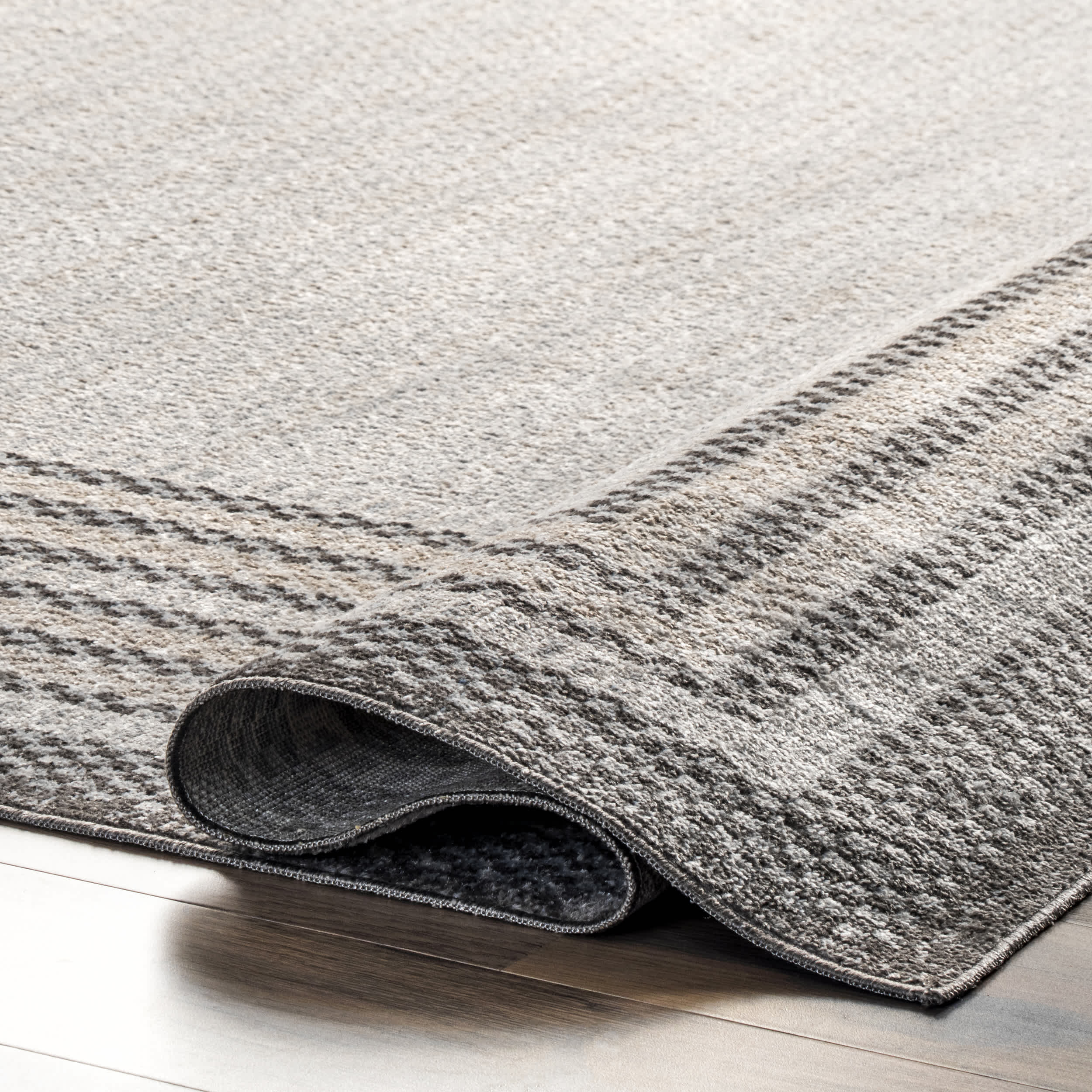 Anya Washable Bordered Area Rug - Image 4