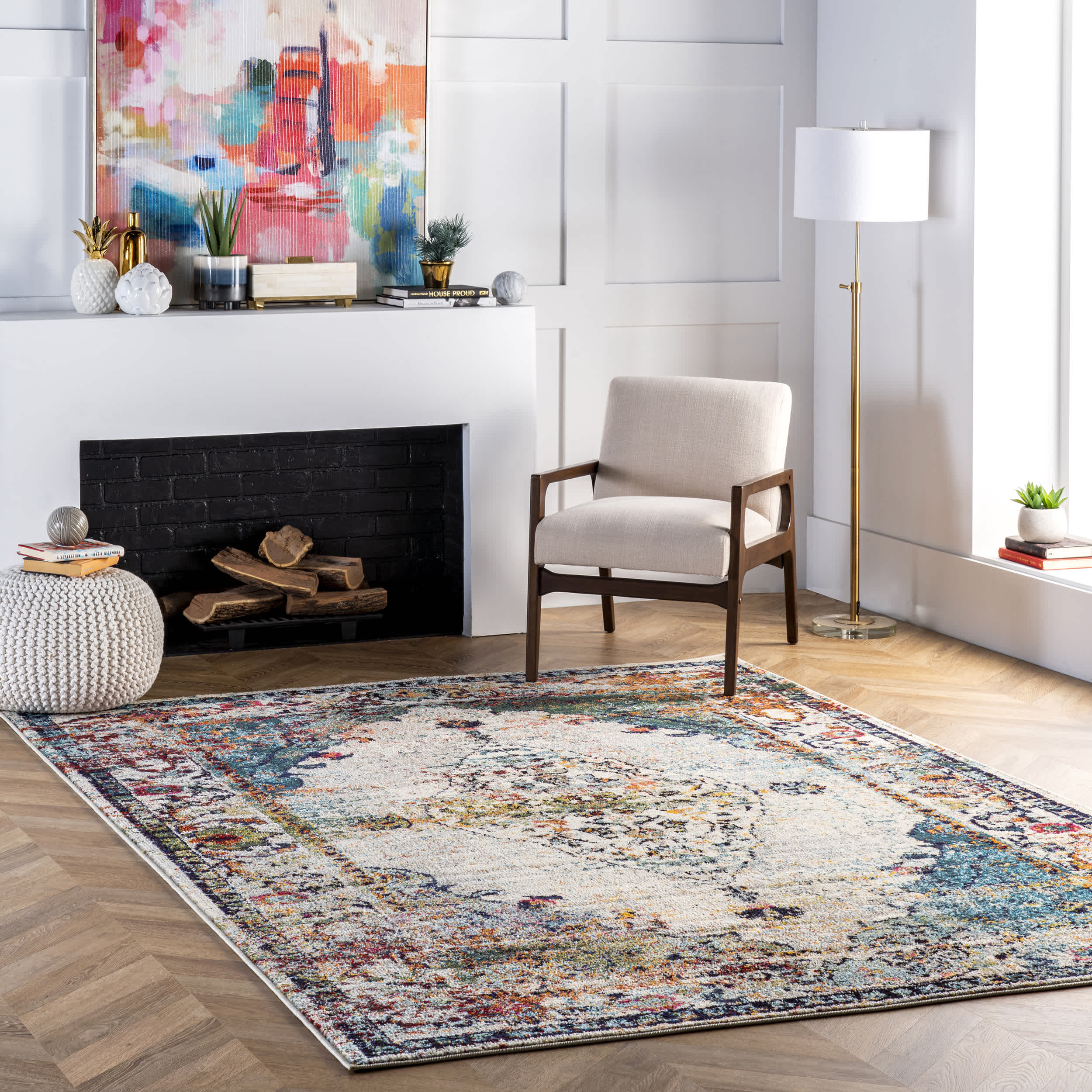 Vintage Medallion Veronica Area Rug - Image 20