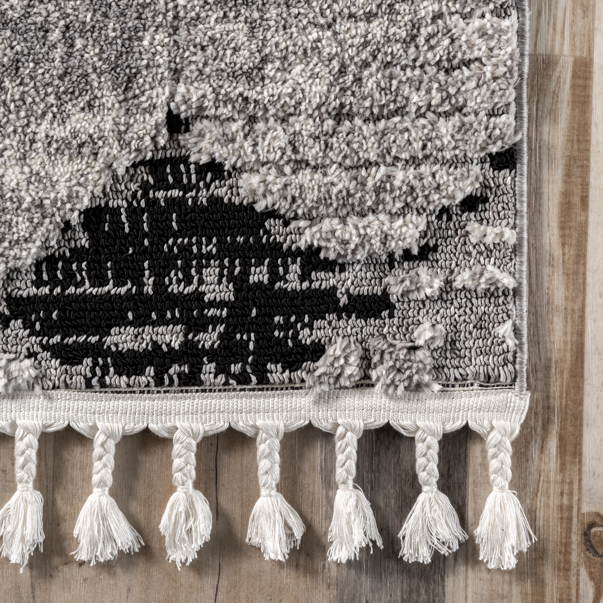 Agata Textured Tassel Area Rug - Image 10