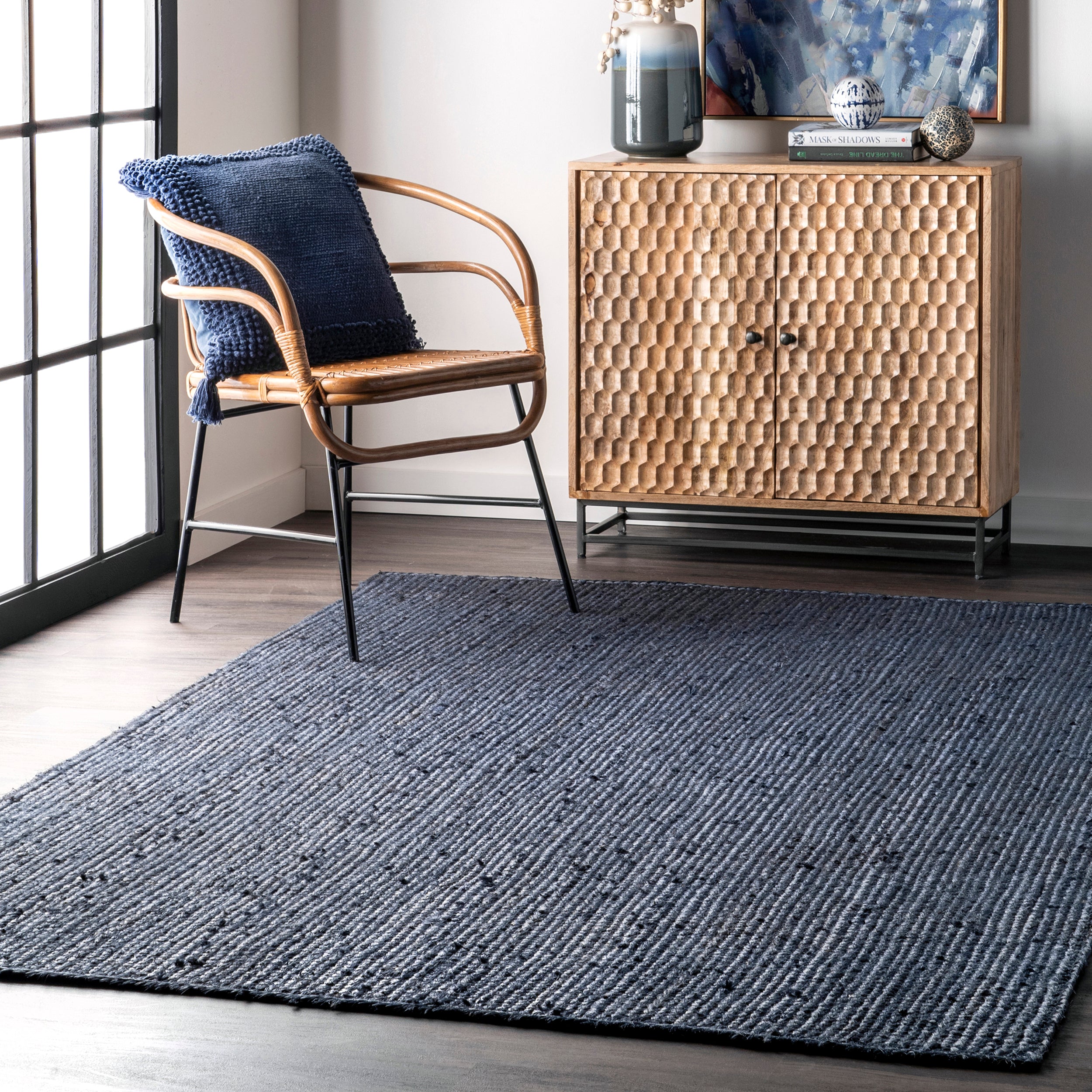 Rigo Hand Woven Farmhouse Jute Area Rug - Image 14