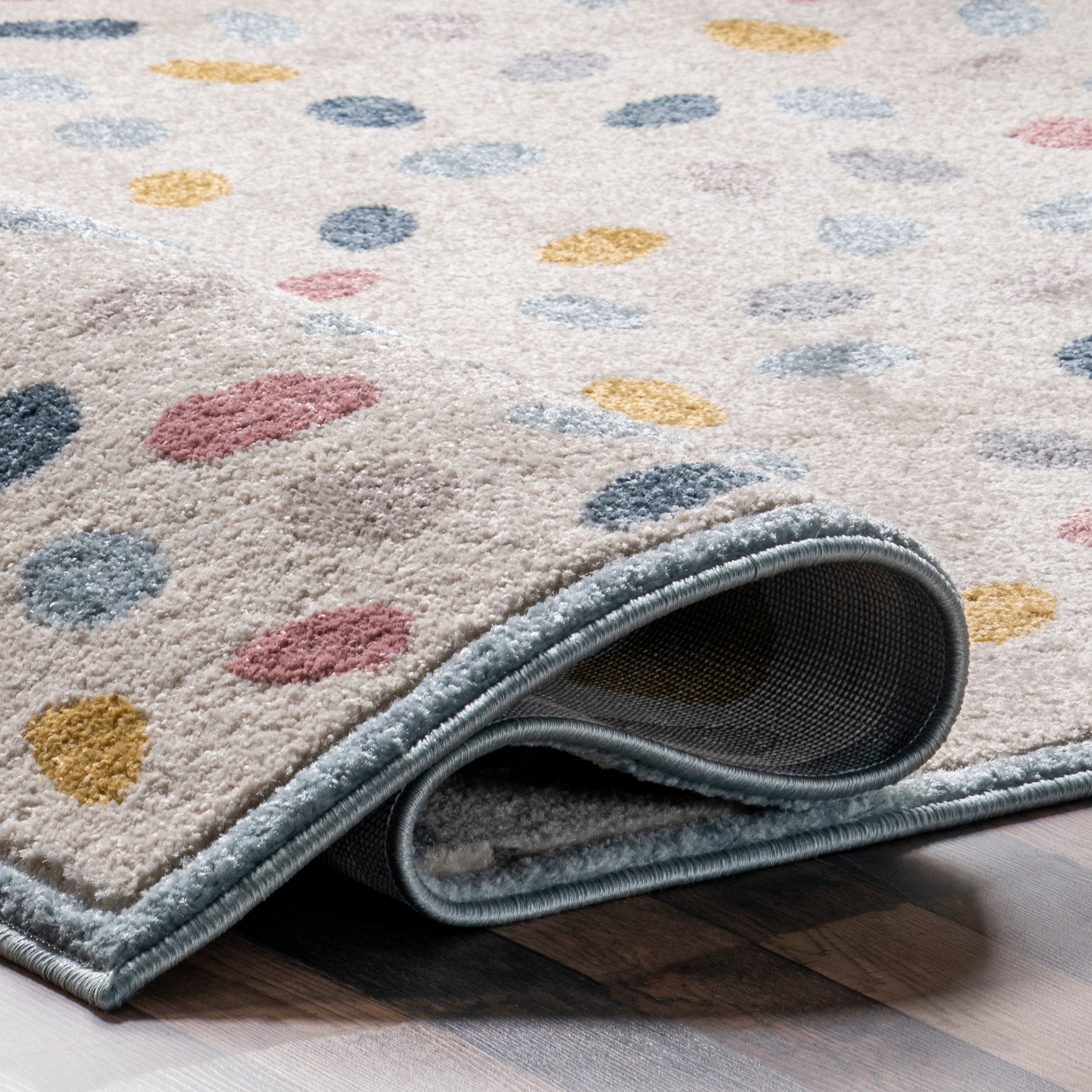 Isabela Colorful Pebbles Kids Area Rug - Image 4