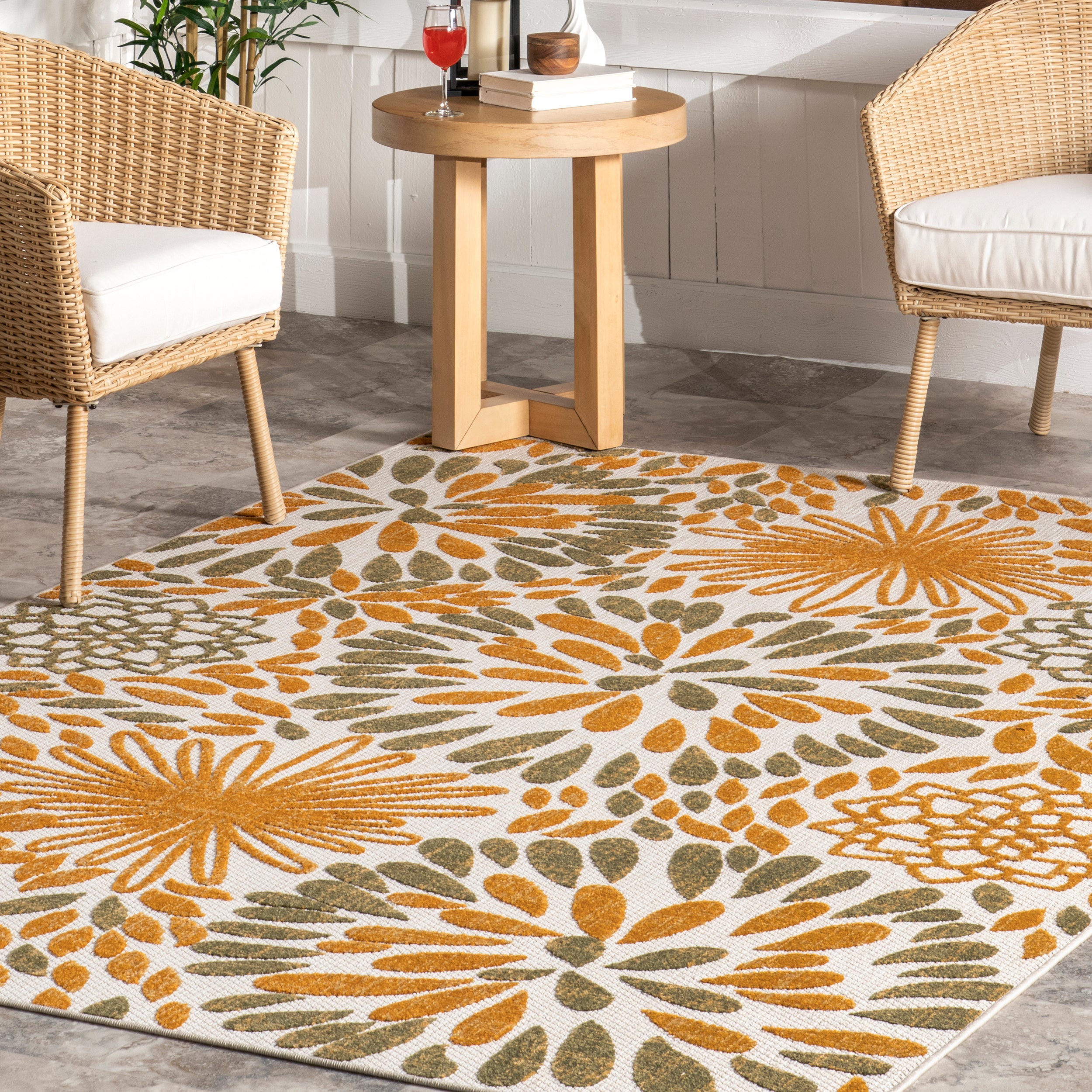 Monique Floral Indoor/Outdoor Area Rug - Image 30