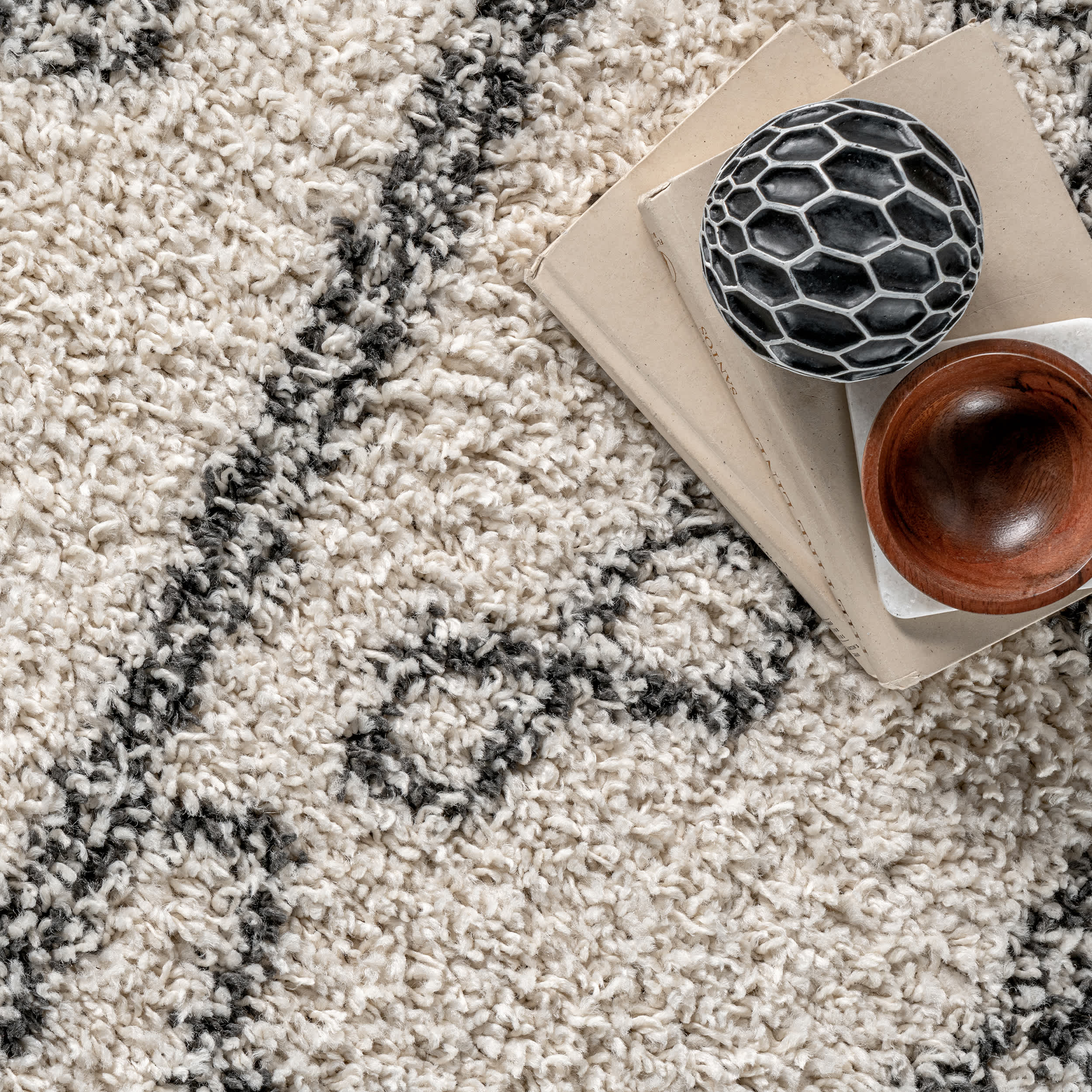 Kayla Moroccan Abstract Tassel Rug - Image 6