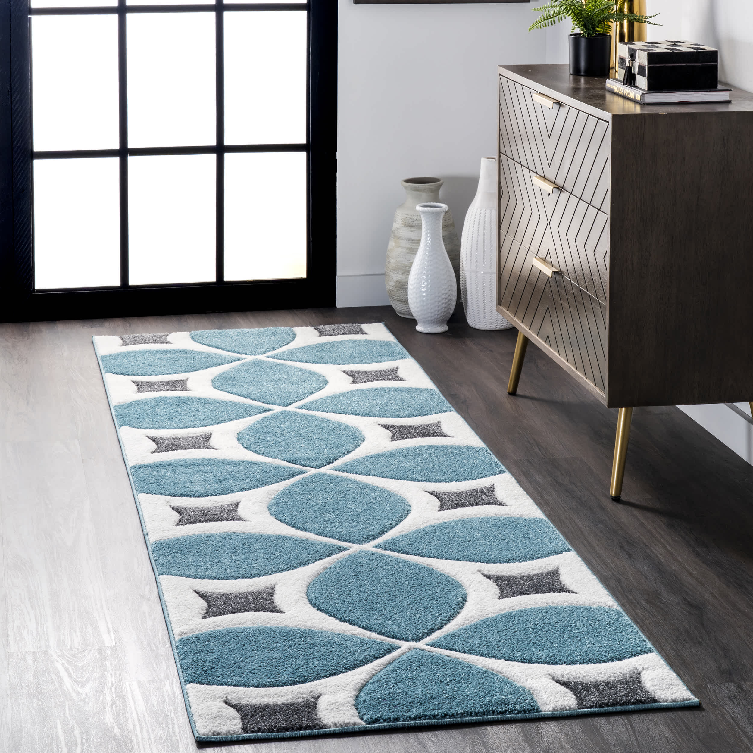 Gabriela Contemporary Trellis Area Rug - Image 30