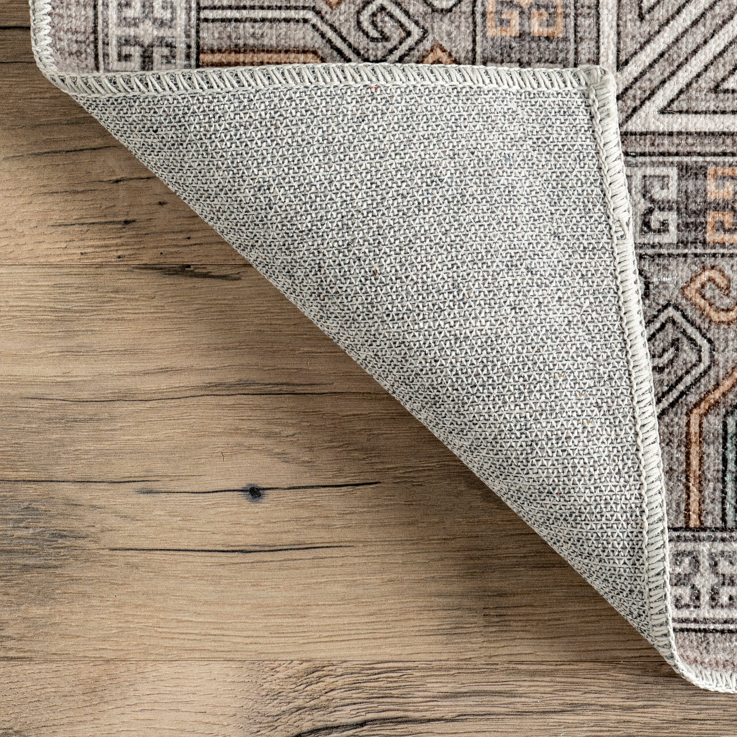 Tama Circle Medallion Machine Washable Area Rug - Image 7