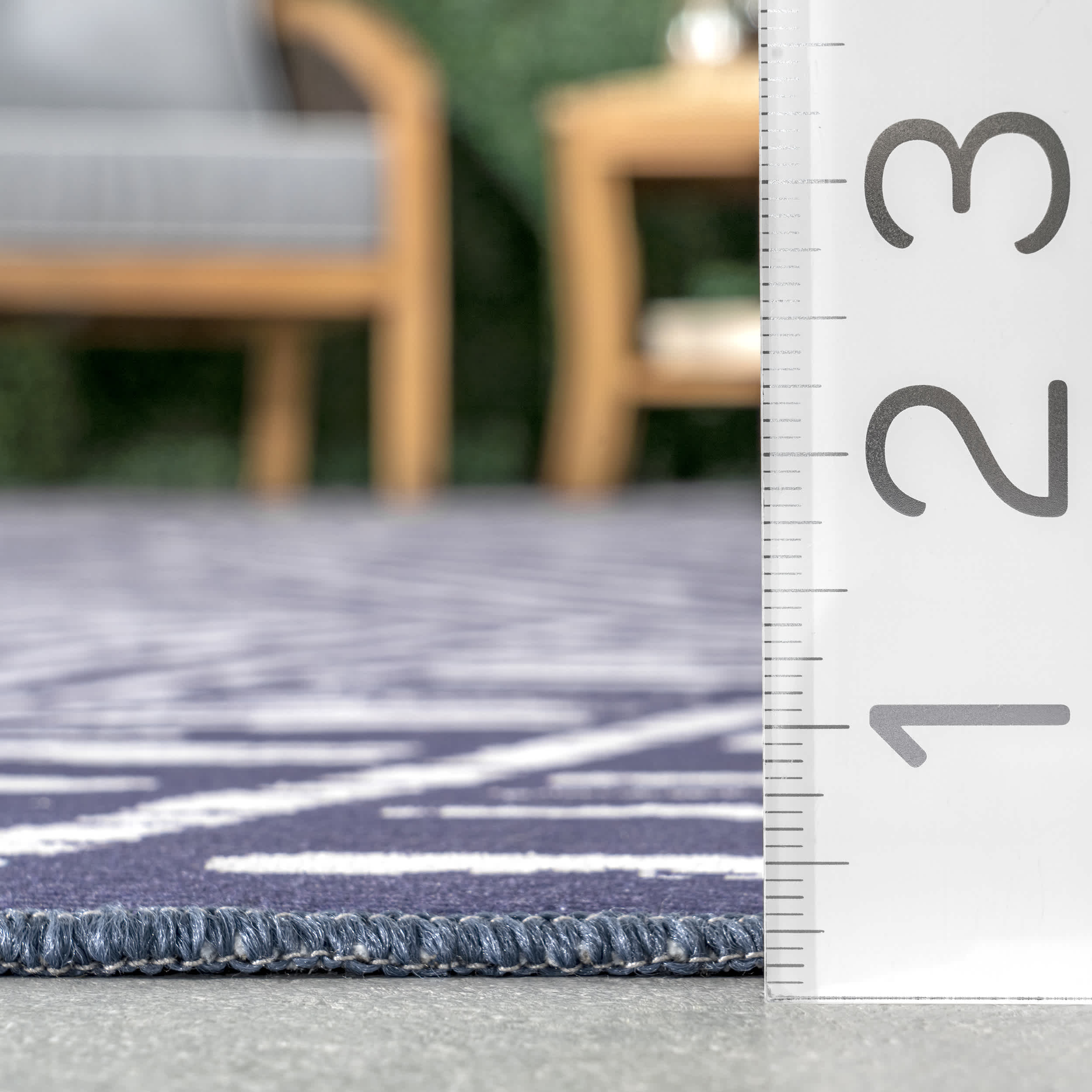 Nelle Tribal Machine Washable Indoor/Outdoor Area Rug - Image 3