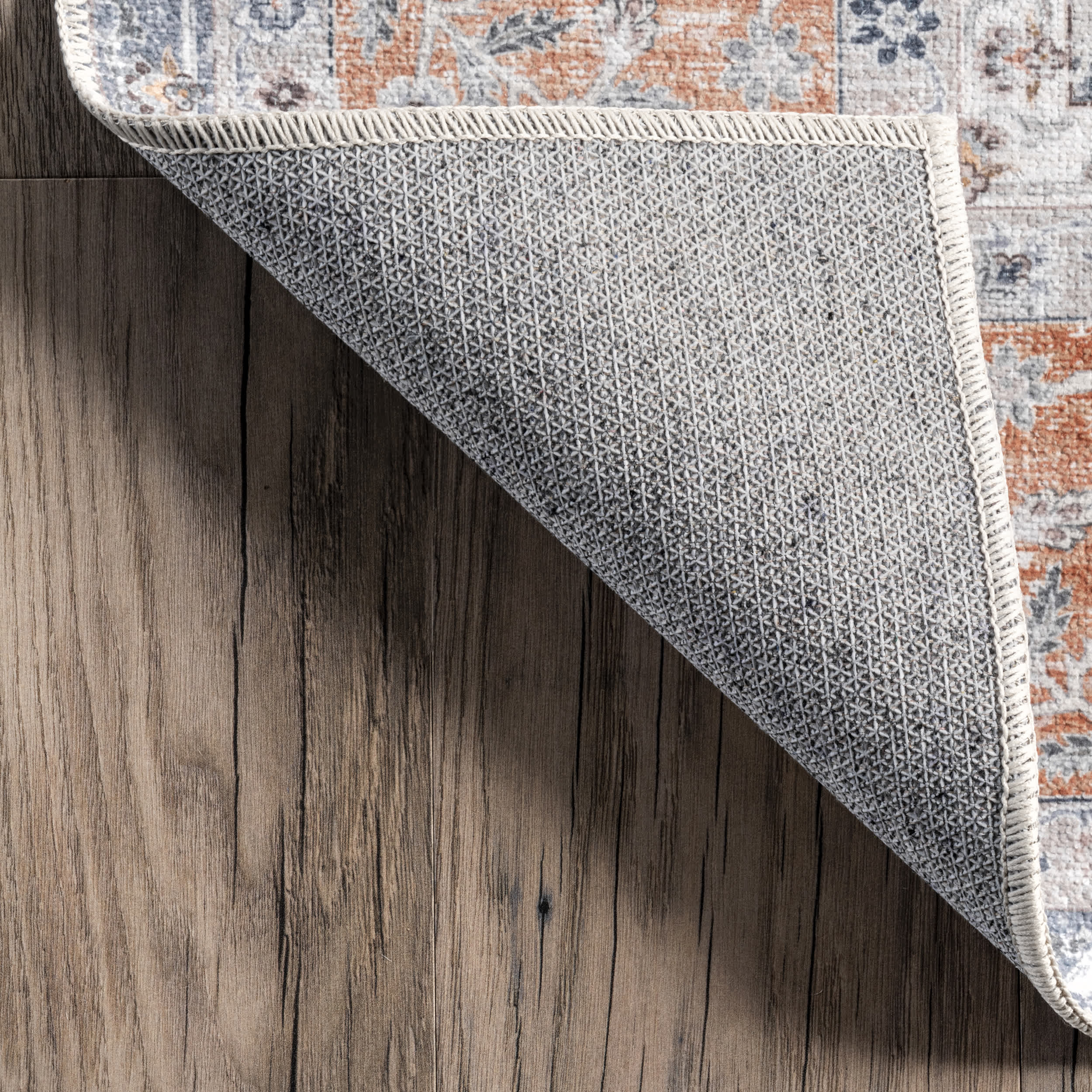 Julia Machine Washable Transitional Border Area Rug - Image 7