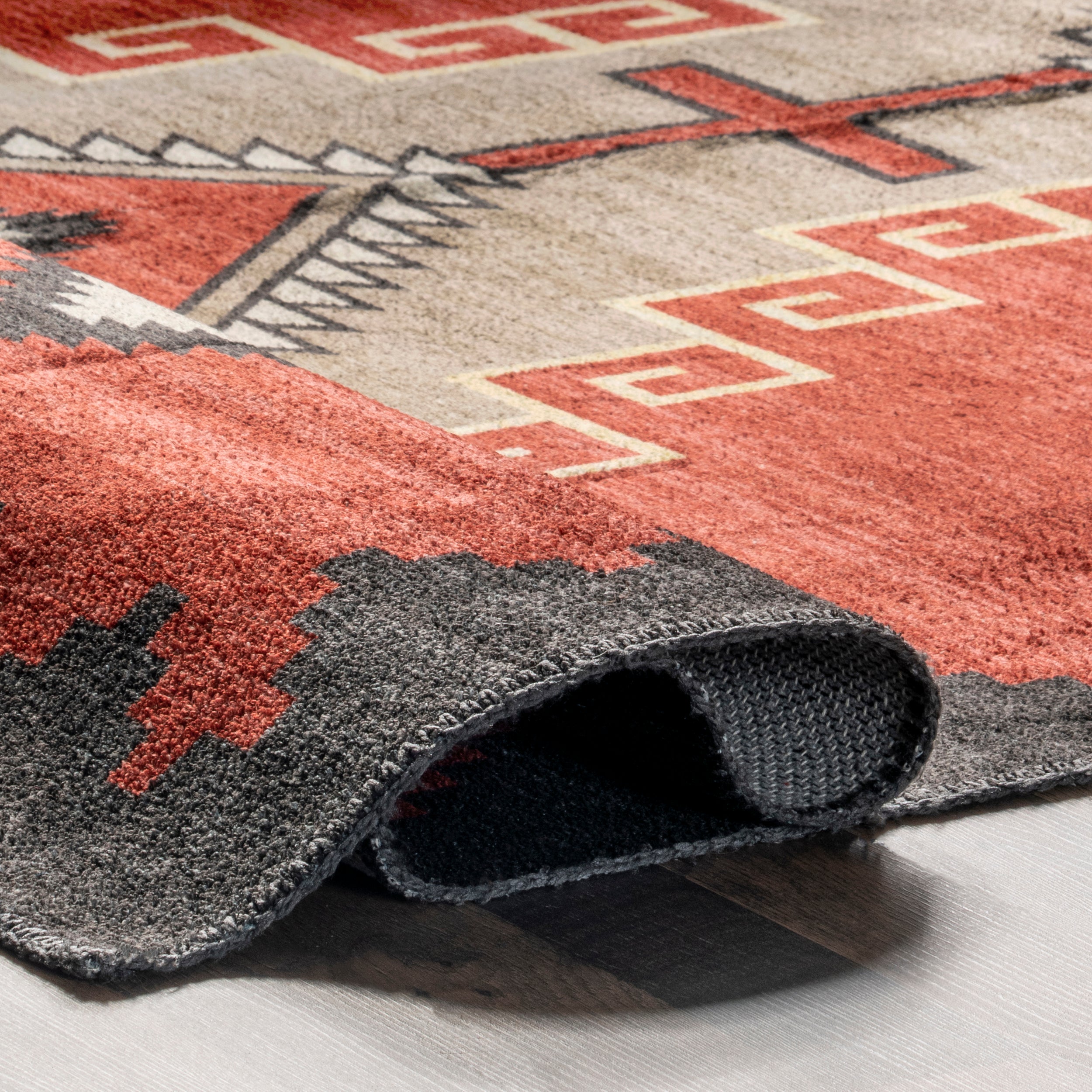Imelda Aztec Machine Washable Area Rug - Image 4