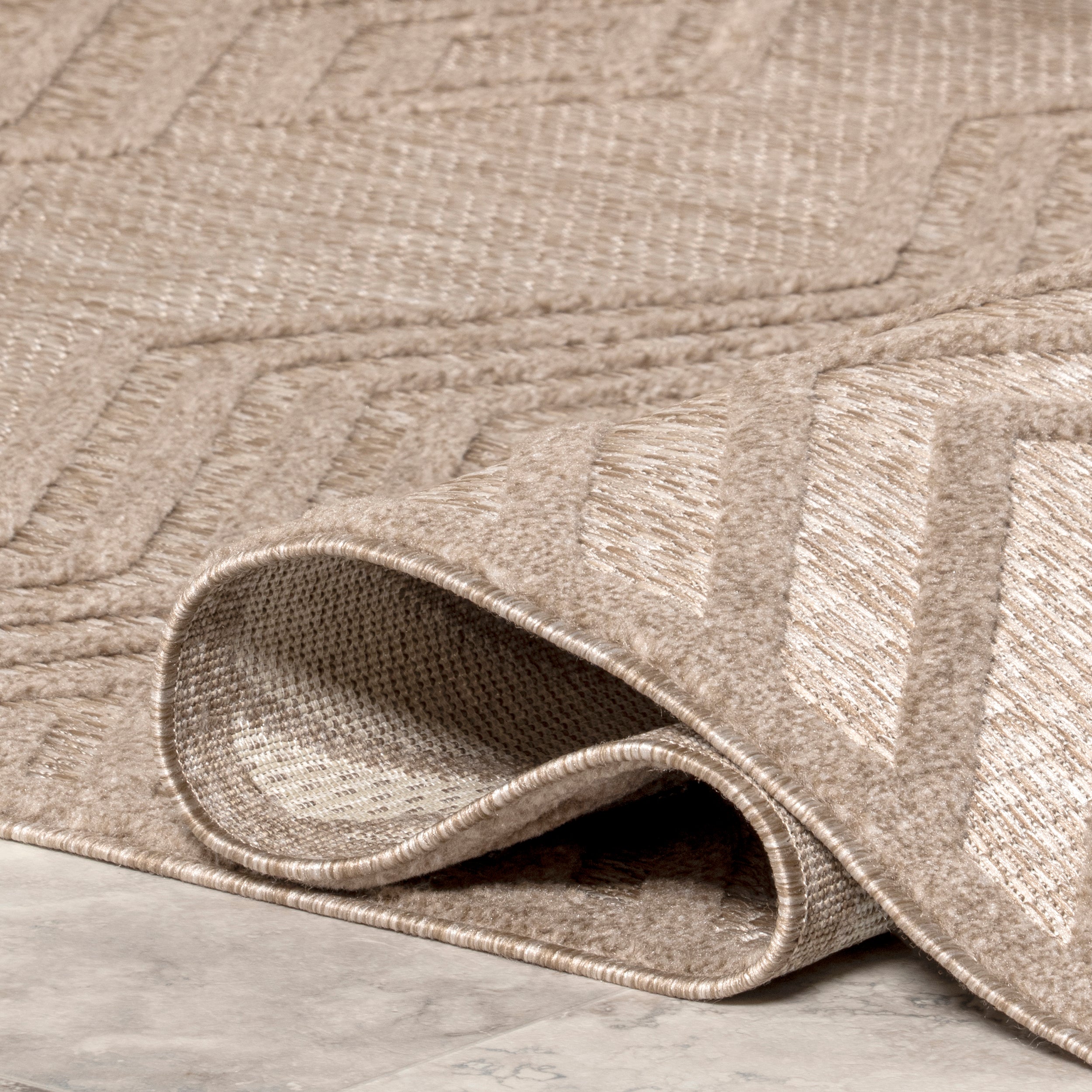 Peri Geometric Tetris Indoor/Outdoor Area Rug - Image 4