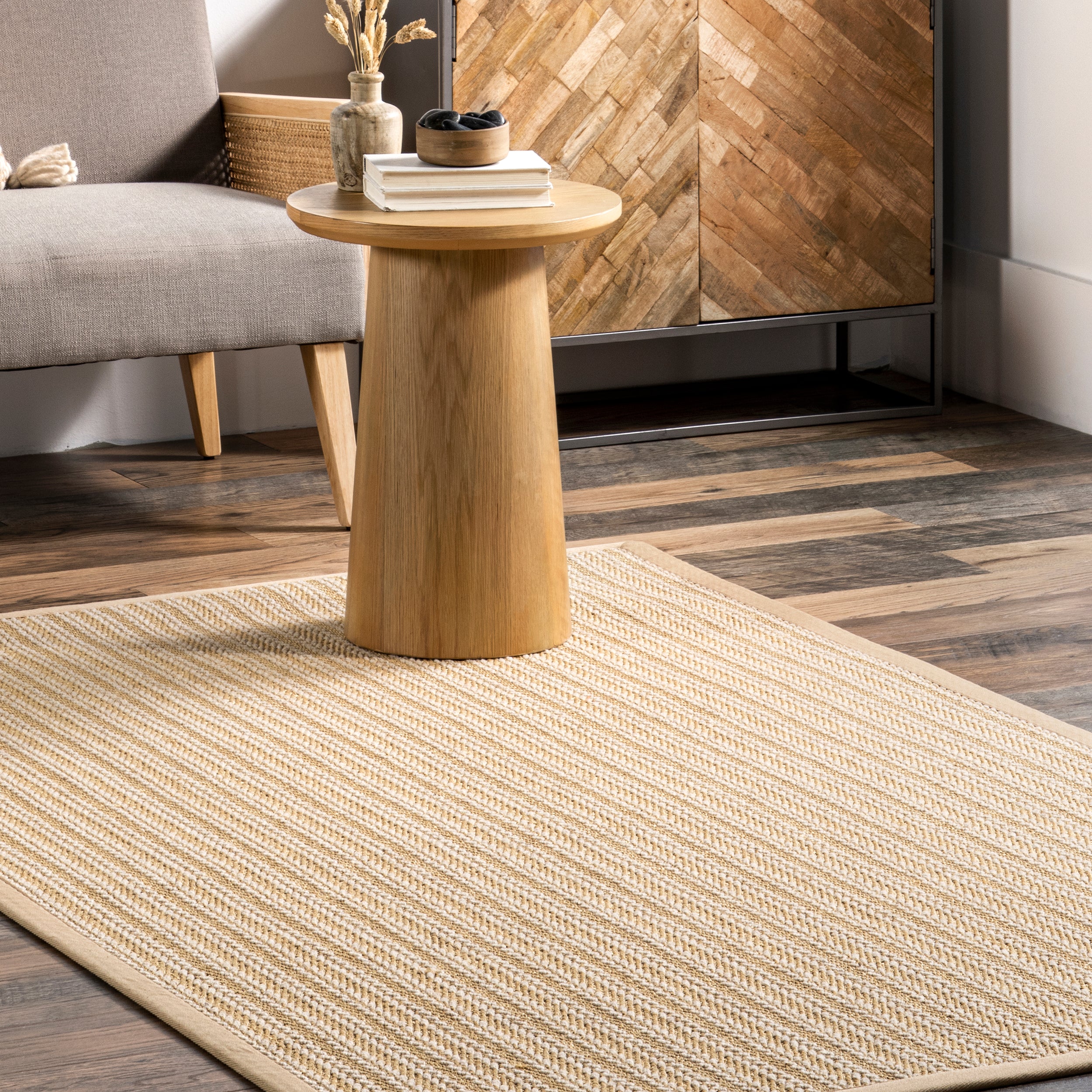 Katica Casual Recycled Sisal Blend Area Rug - Image 9