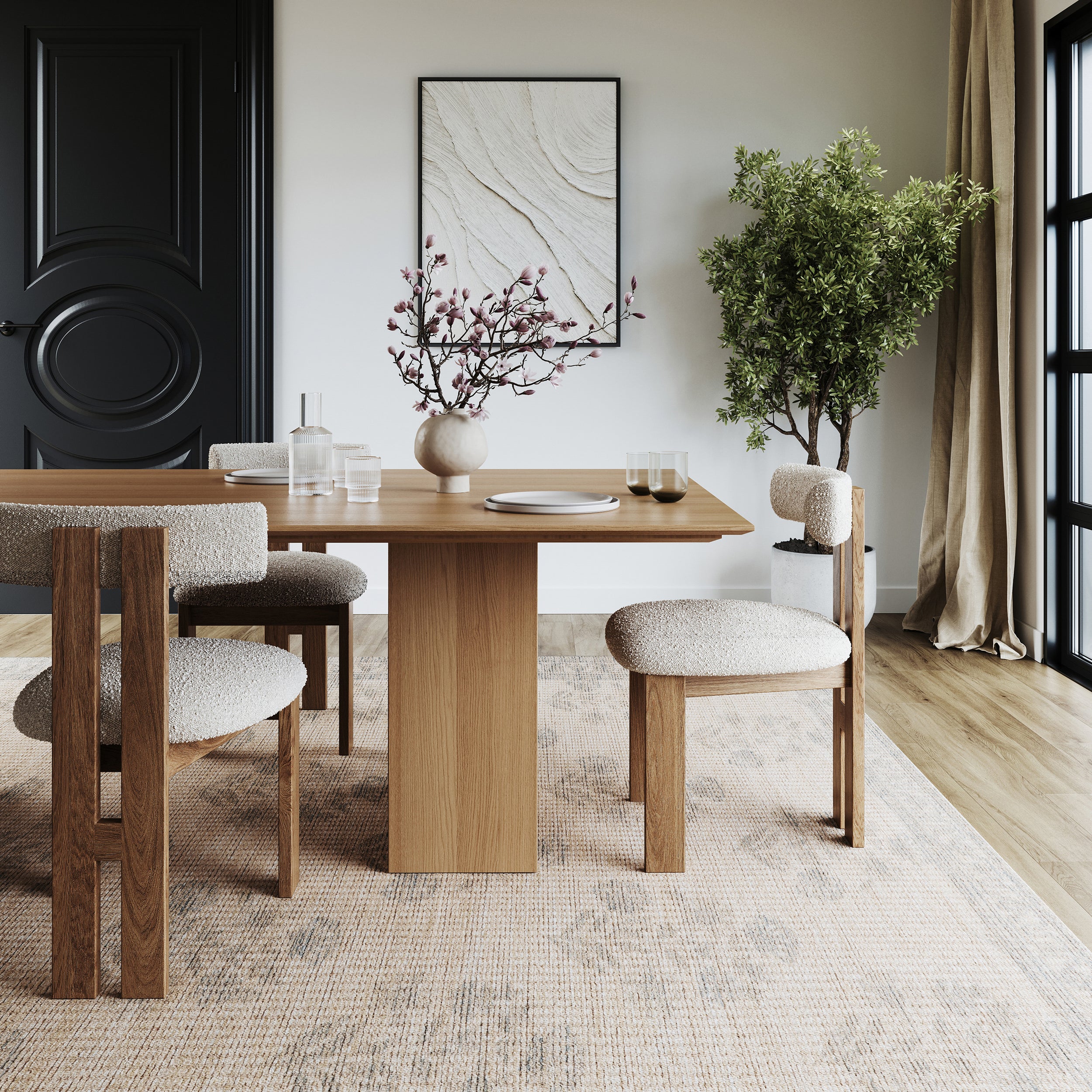 Nuloom Danisse Textured Floral Rug - Image 2