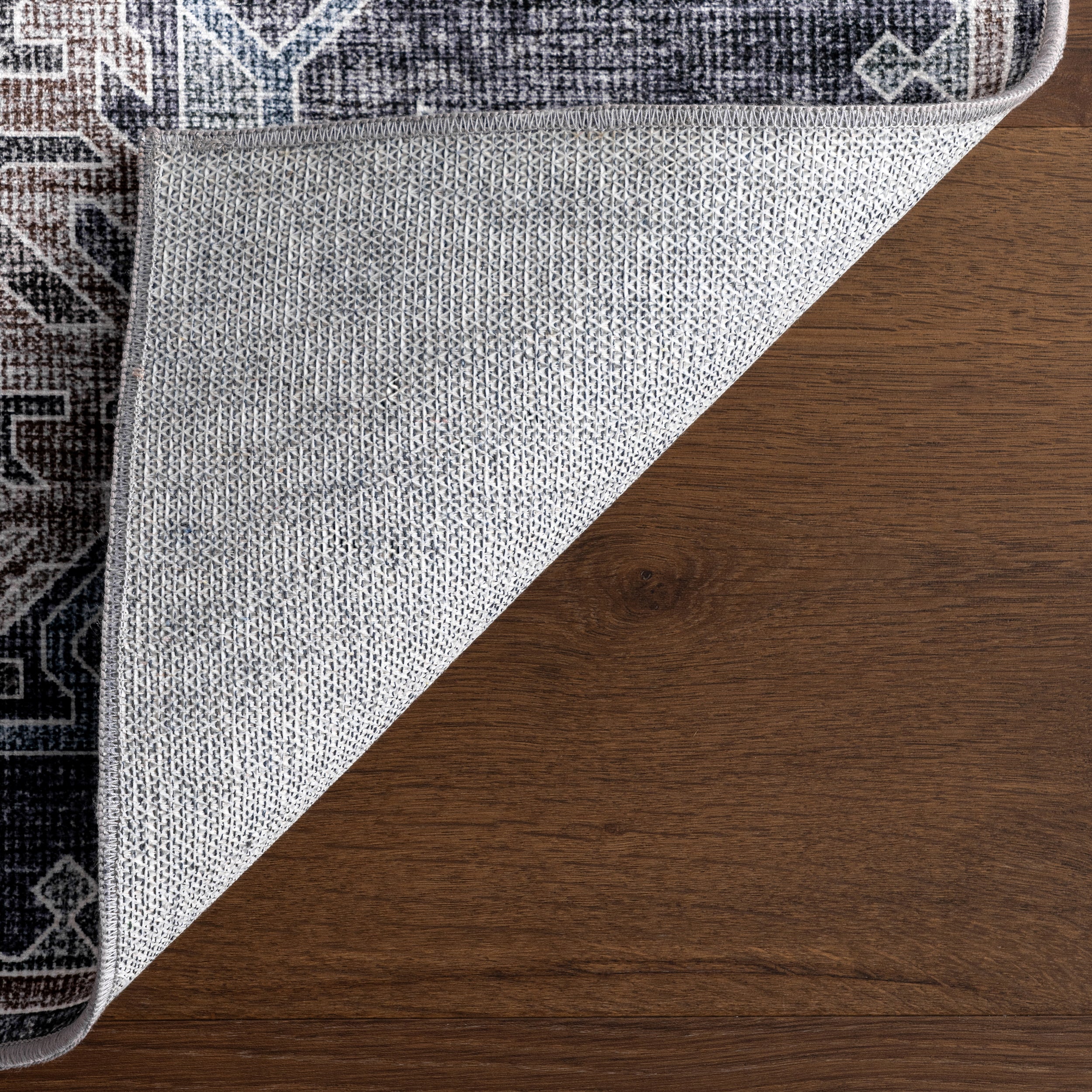Philomena Medallion Spill Proof Machine Washable Area Rug - Image 17