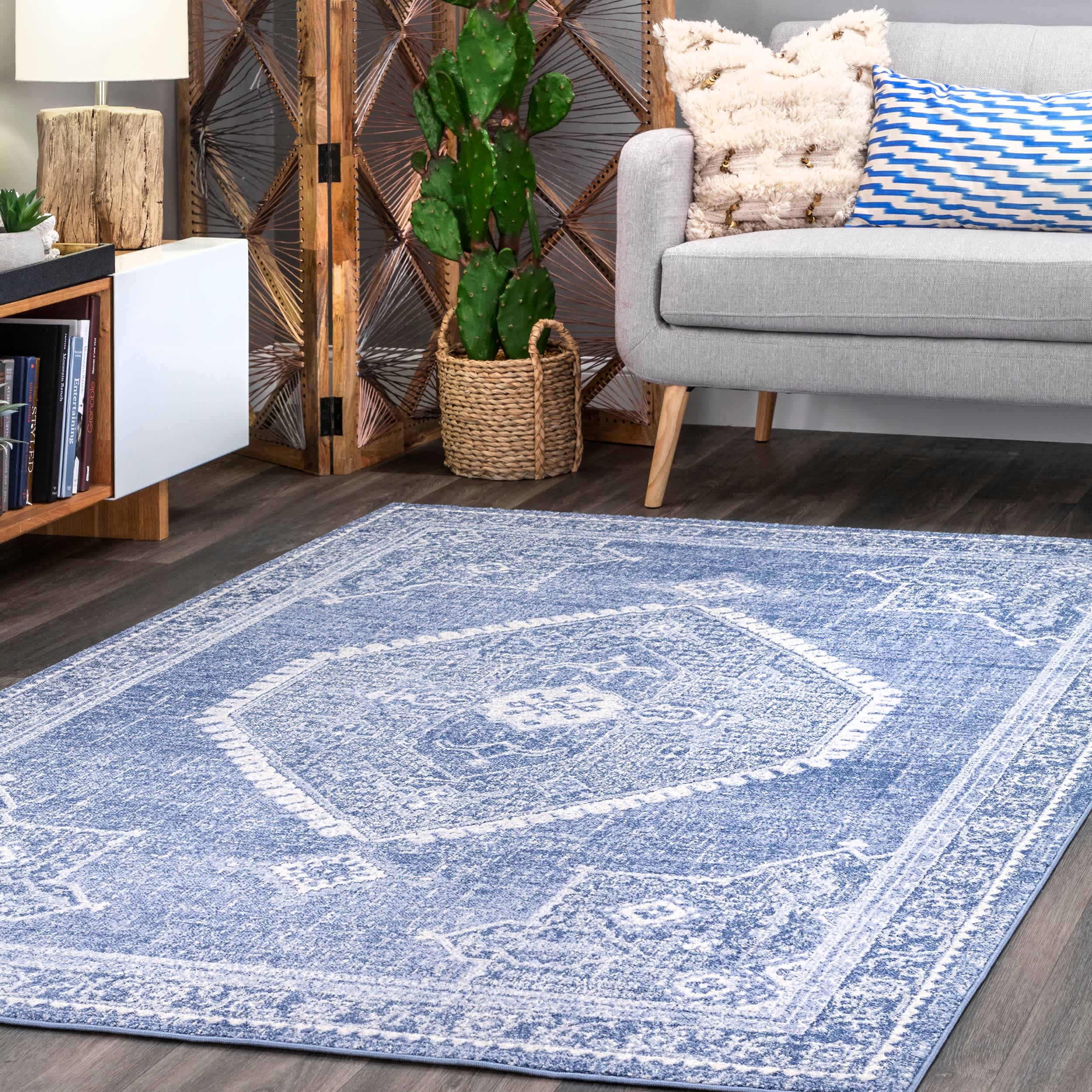 Vintage Persian Distressed Isla Area Rug - Image 2
