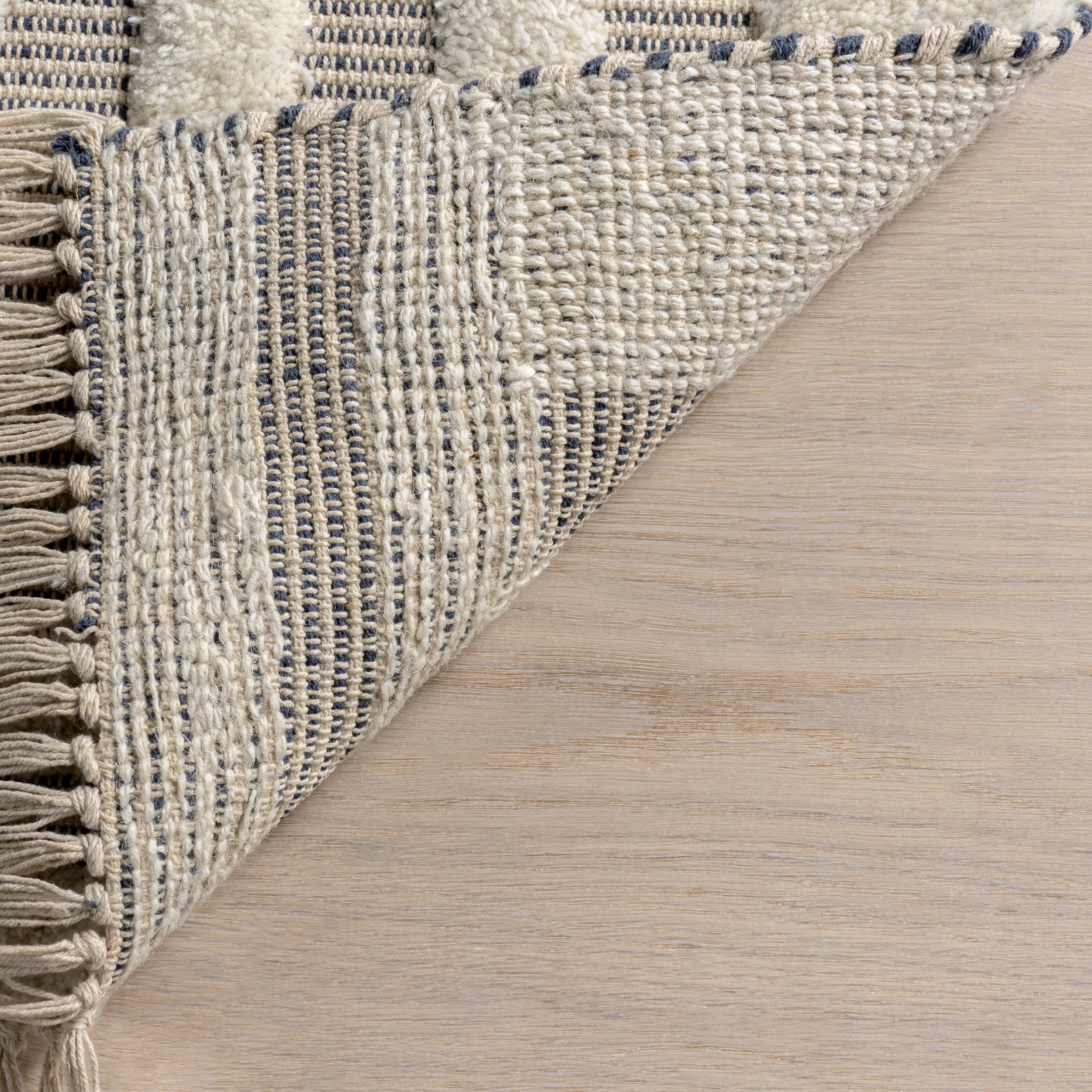 Merrick Tasseled Cotton and Wool Area Rug - Image 30
