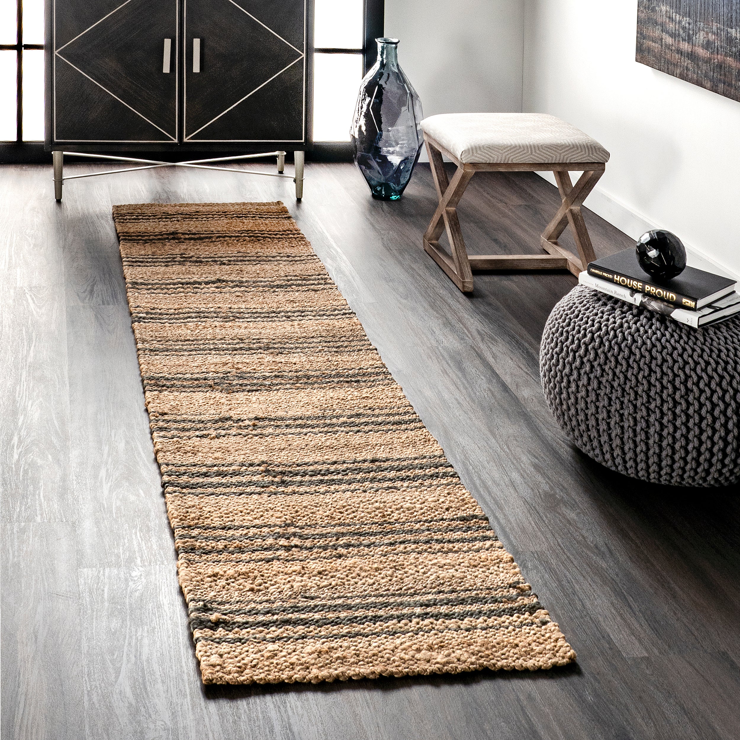Sycamore Striped Jute Area Rug - Image 2