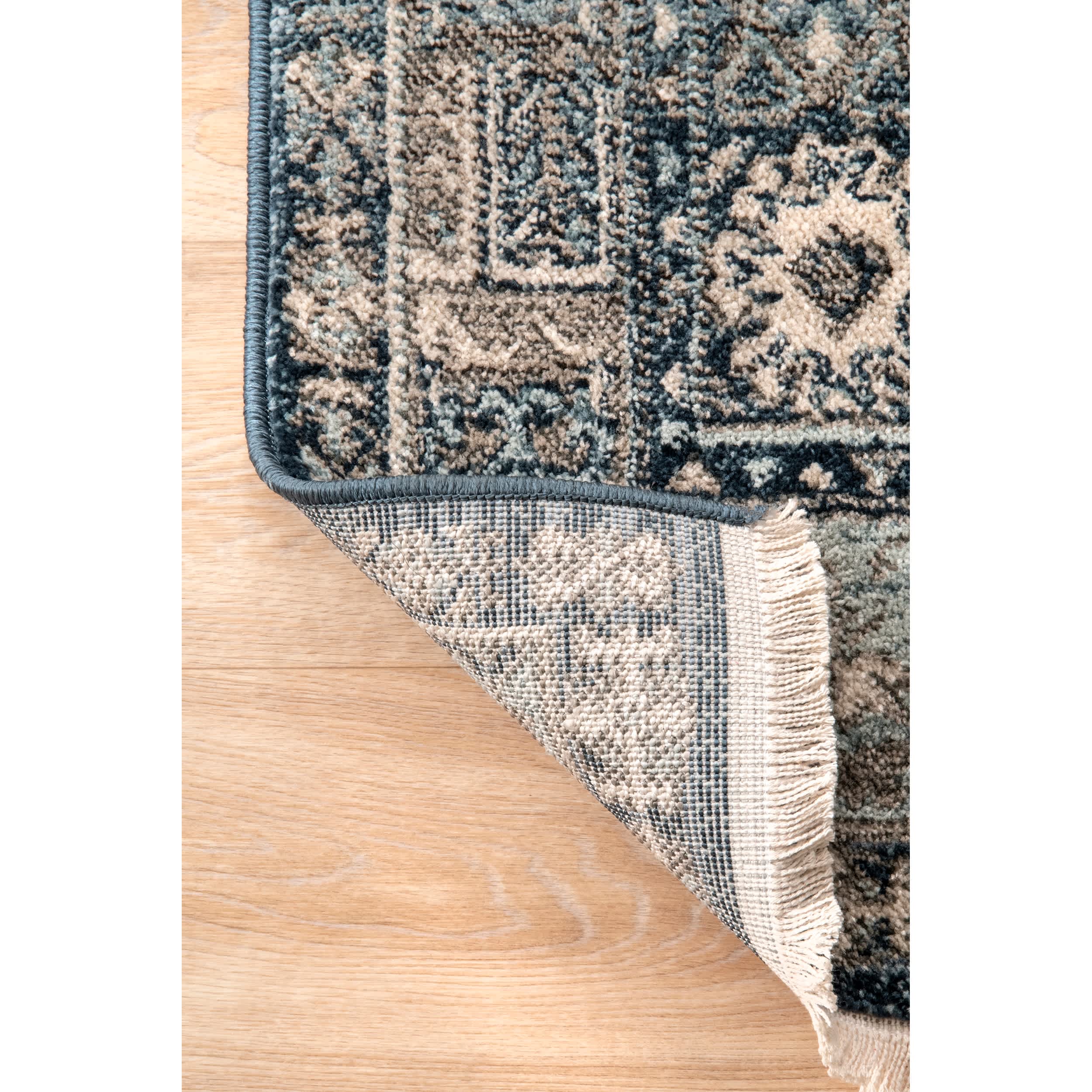 Vintage Melani Medallion Fringe Area Rug - Image 7