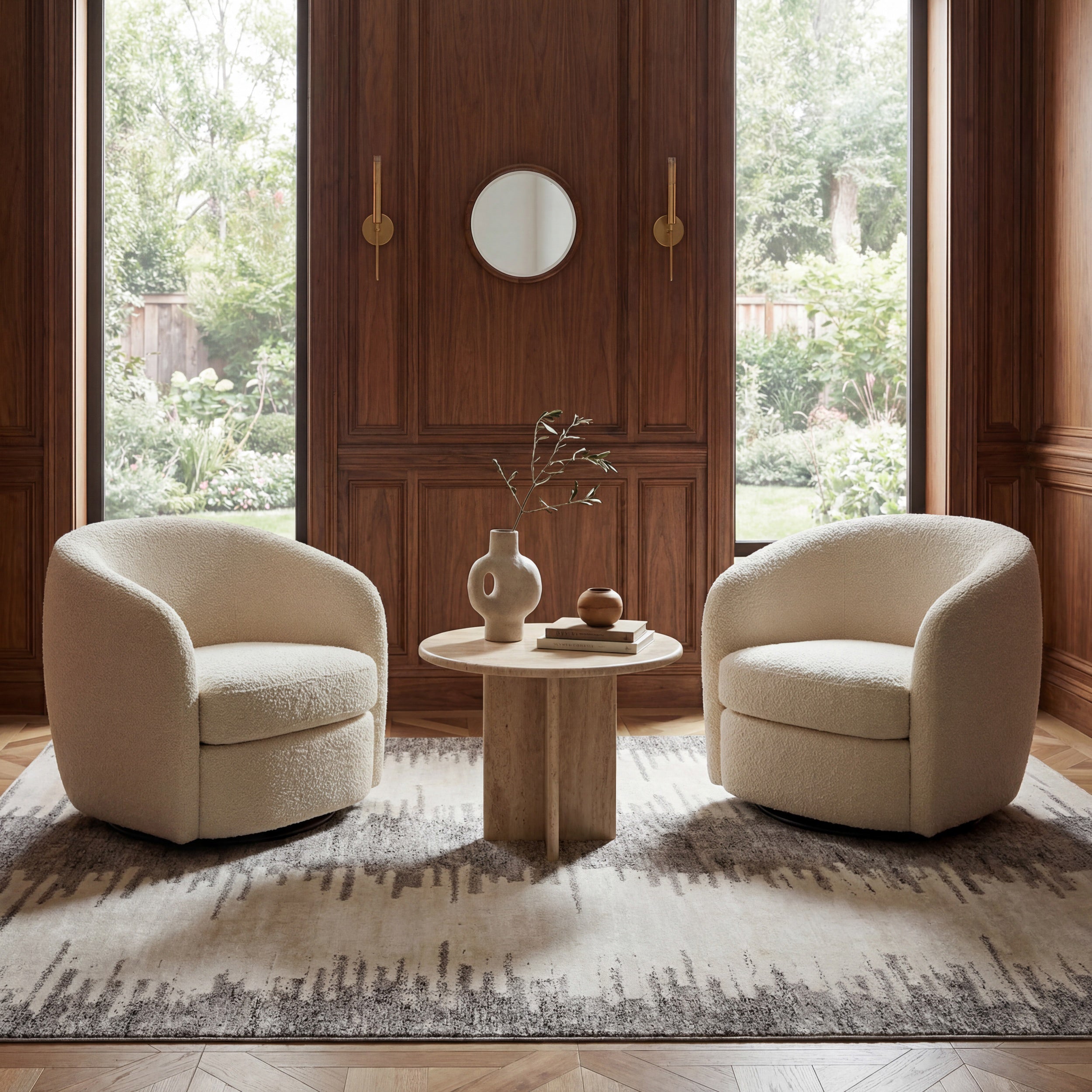 Nuloom Olisse Abstract Washable Rug - Image 2